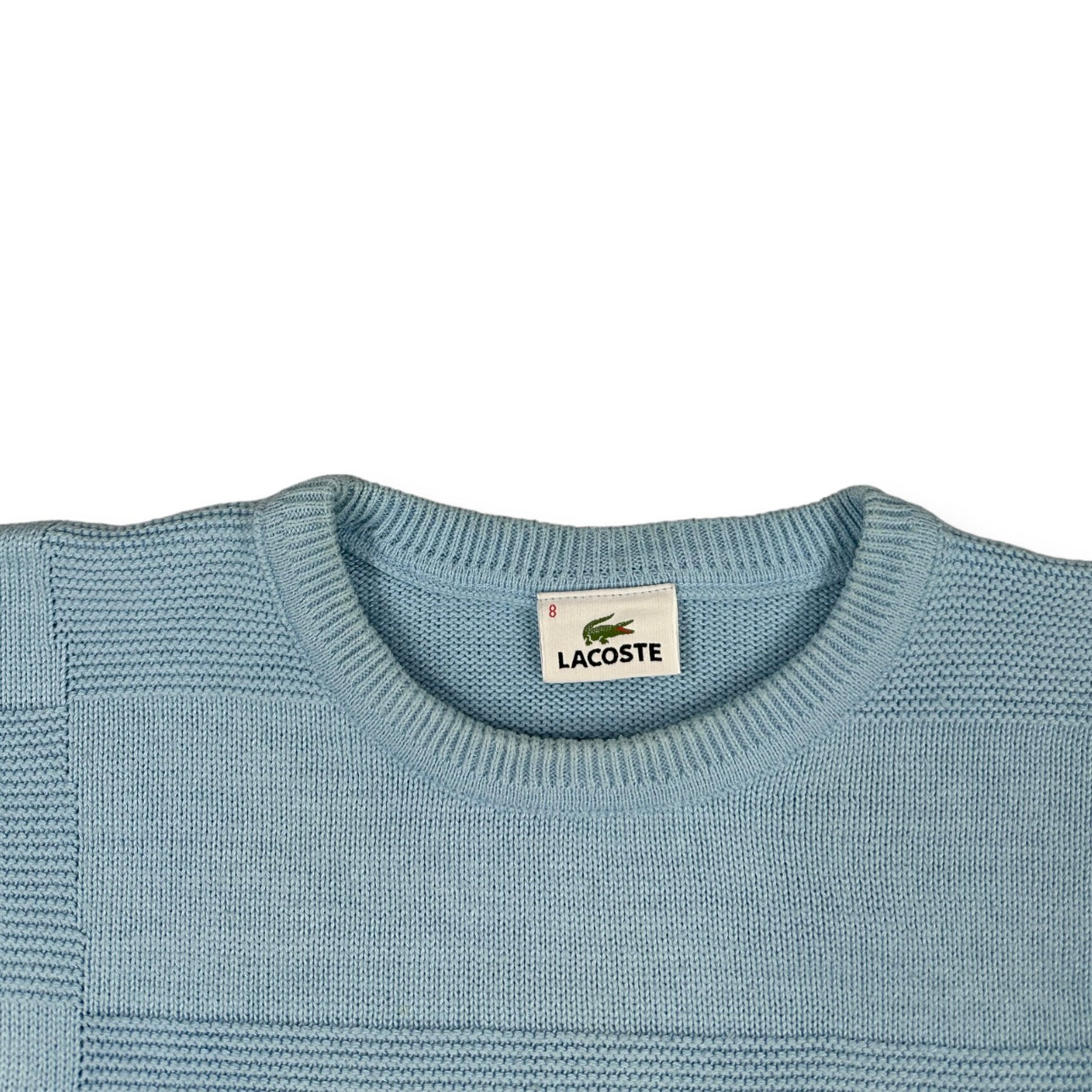 Lacoste Vintage babyblue knit Sweatshirt