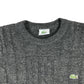 Lacoste Vintage dark grey knit Sweatshirt