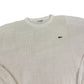 Lacoste Vintage creme knit Sweatshirt