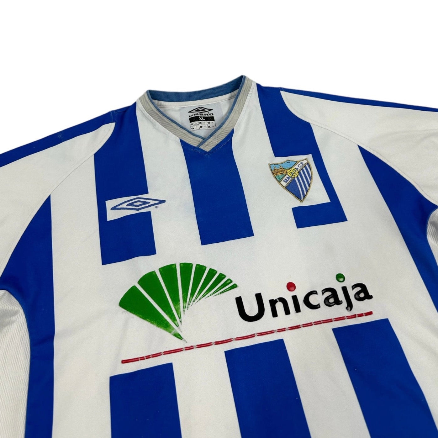 Umbro Vintage white Màlaga C.F. Jersey 2002/03