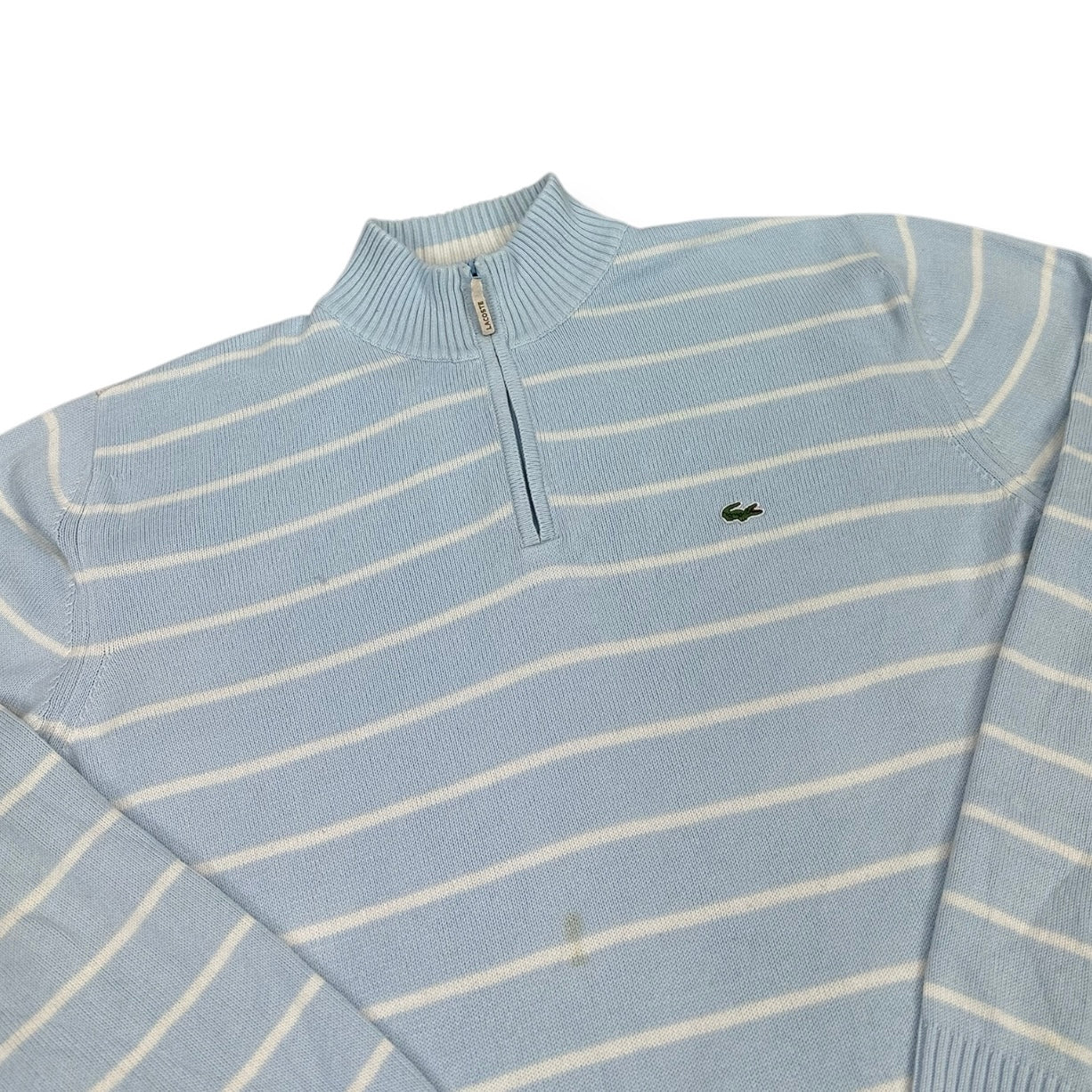 Lacoste Vintage babyblue knit Sweatshirt