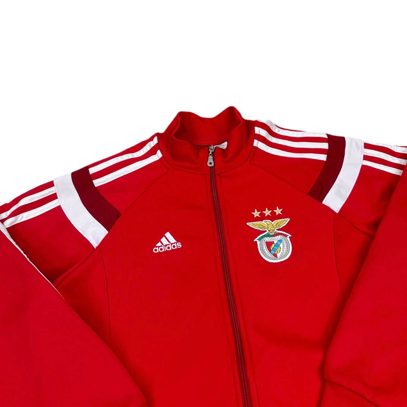 Adidas Vintage red SL Benfica Sweatjacket