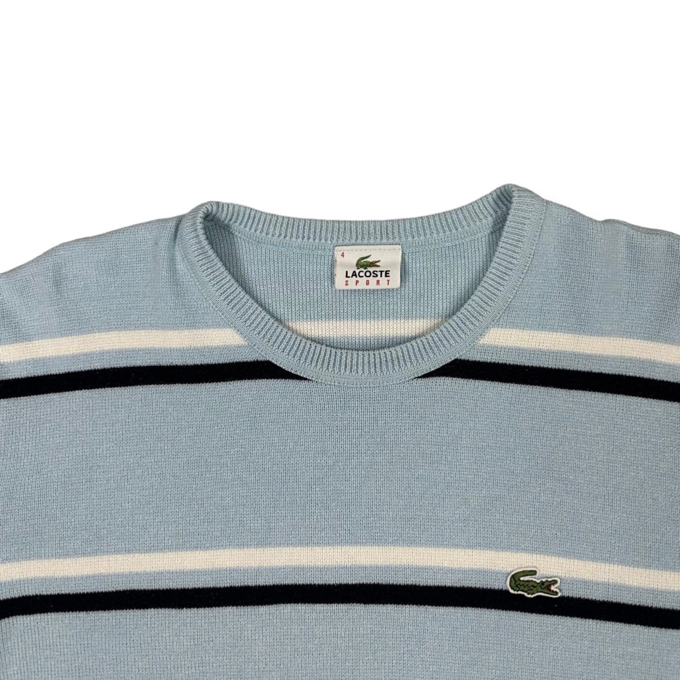 Lacoste Sport Vintage babyblue knit Sweatshirt