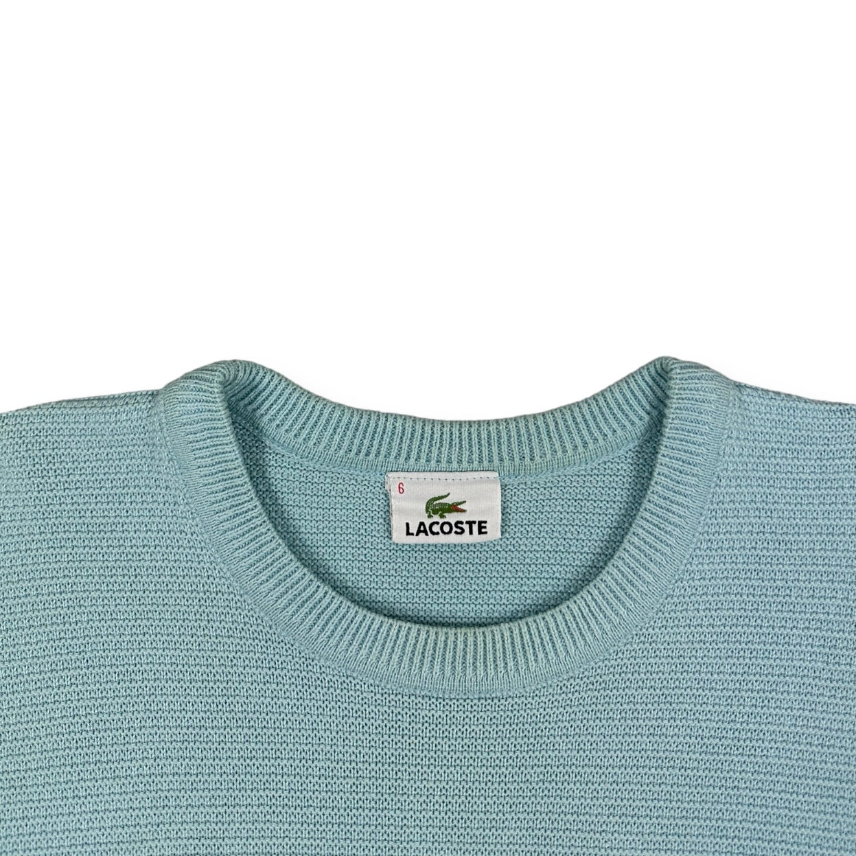 Lacoste Vintage babyblue knit Sweatshirt