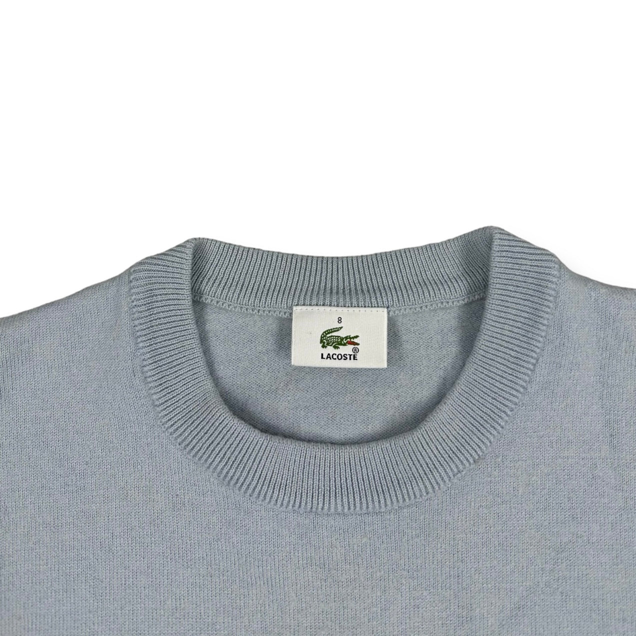 Lacoste Vintage babyblue knit Sweatshirt