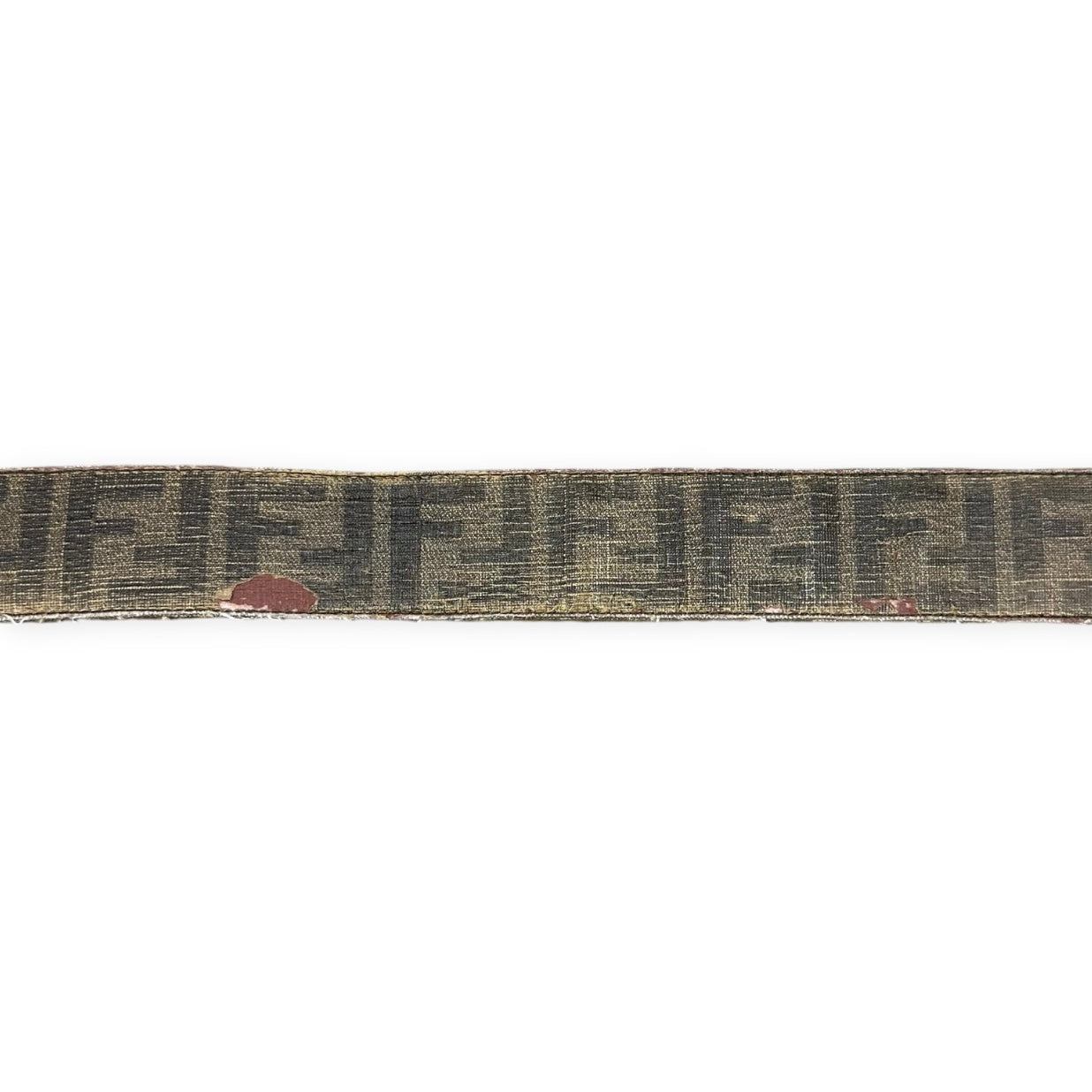 Fendi Vintage khaki monogram belt