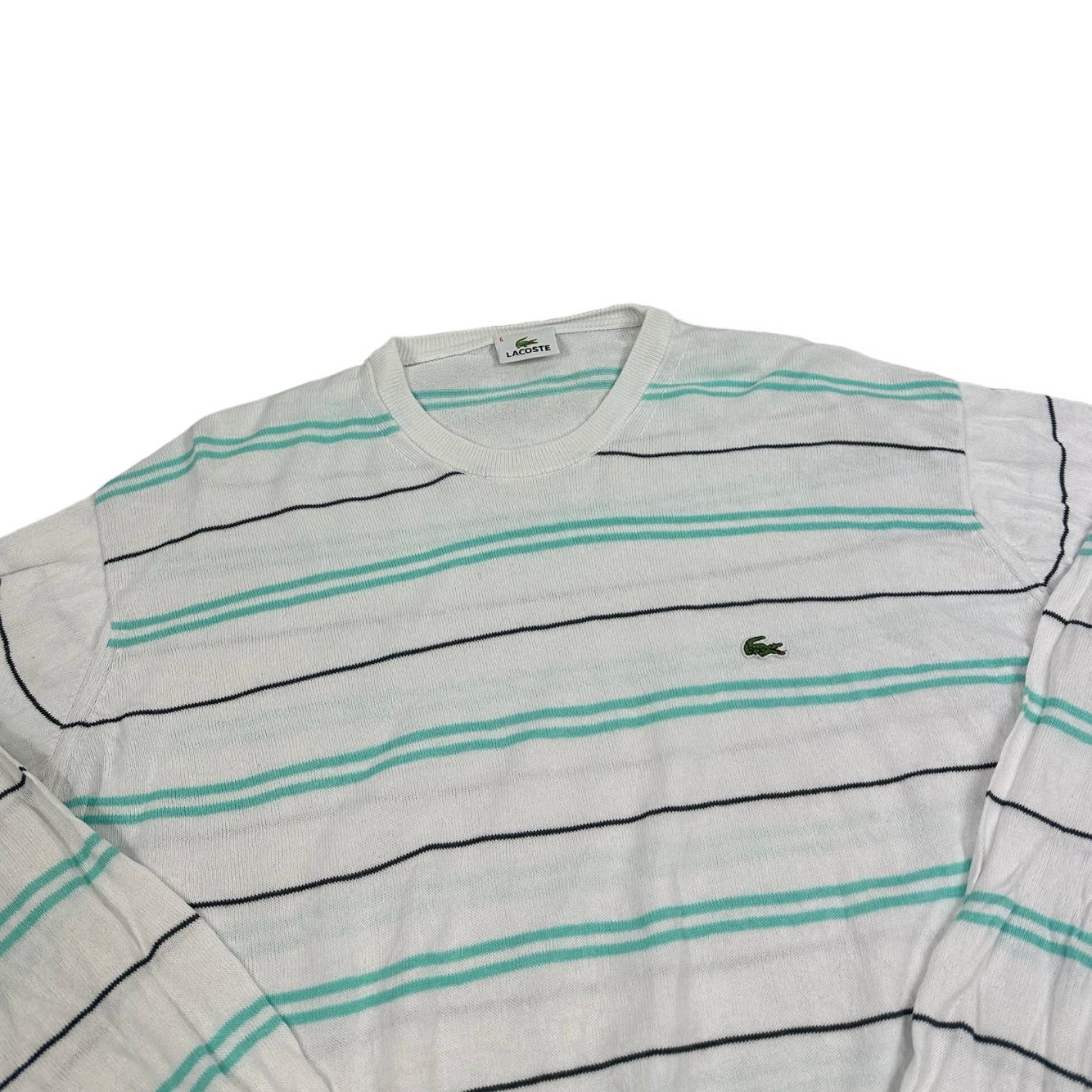 Lacoste Vintage white knit Longsleeve