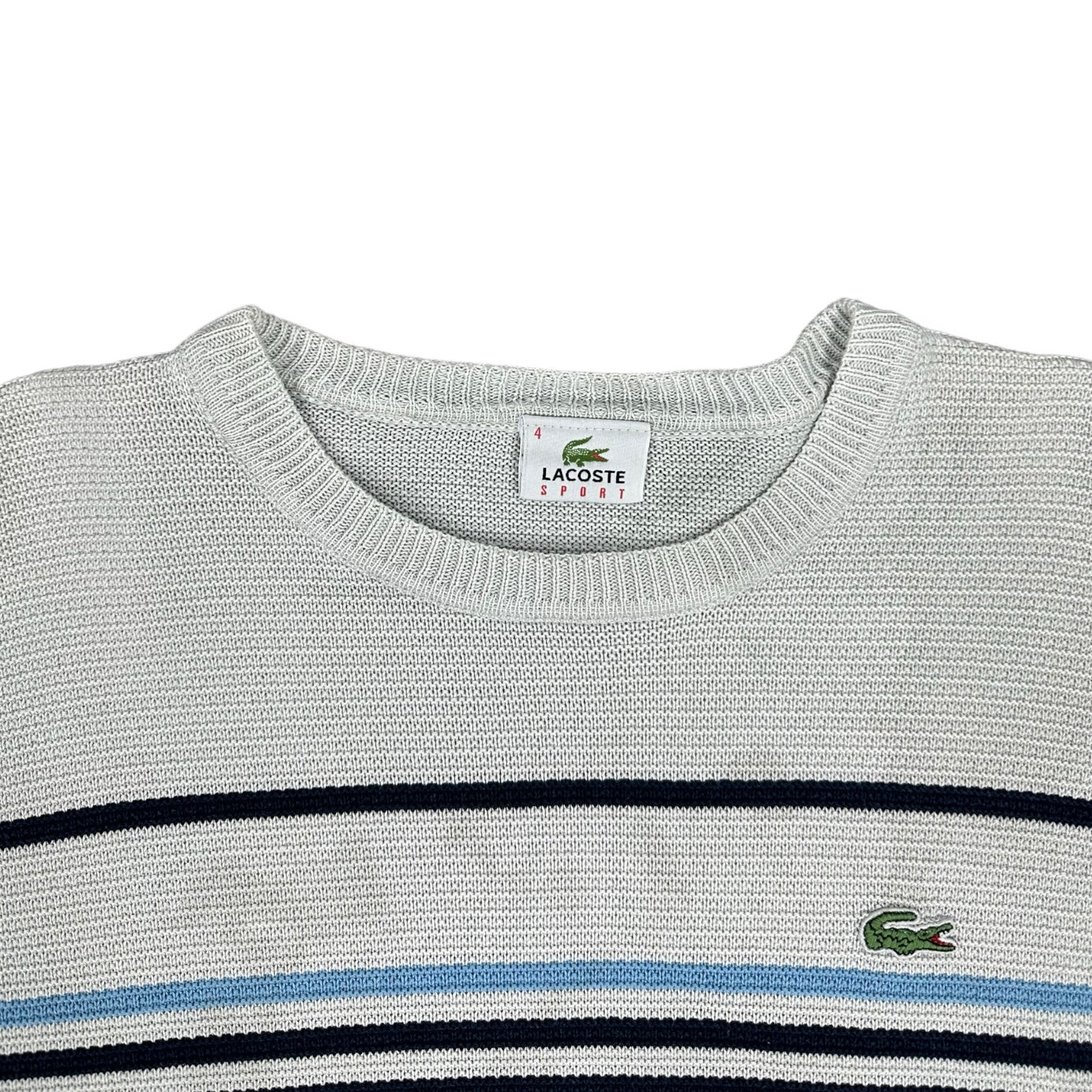 Lacoste Sport Vintage navy blue knit Sweatshirt