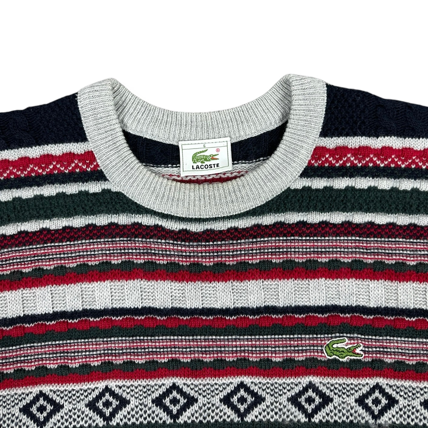 Lacoste Vintage knit Sweatshirt