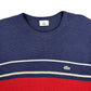 Lacoste Vintage navy blue knit Sweatshirt