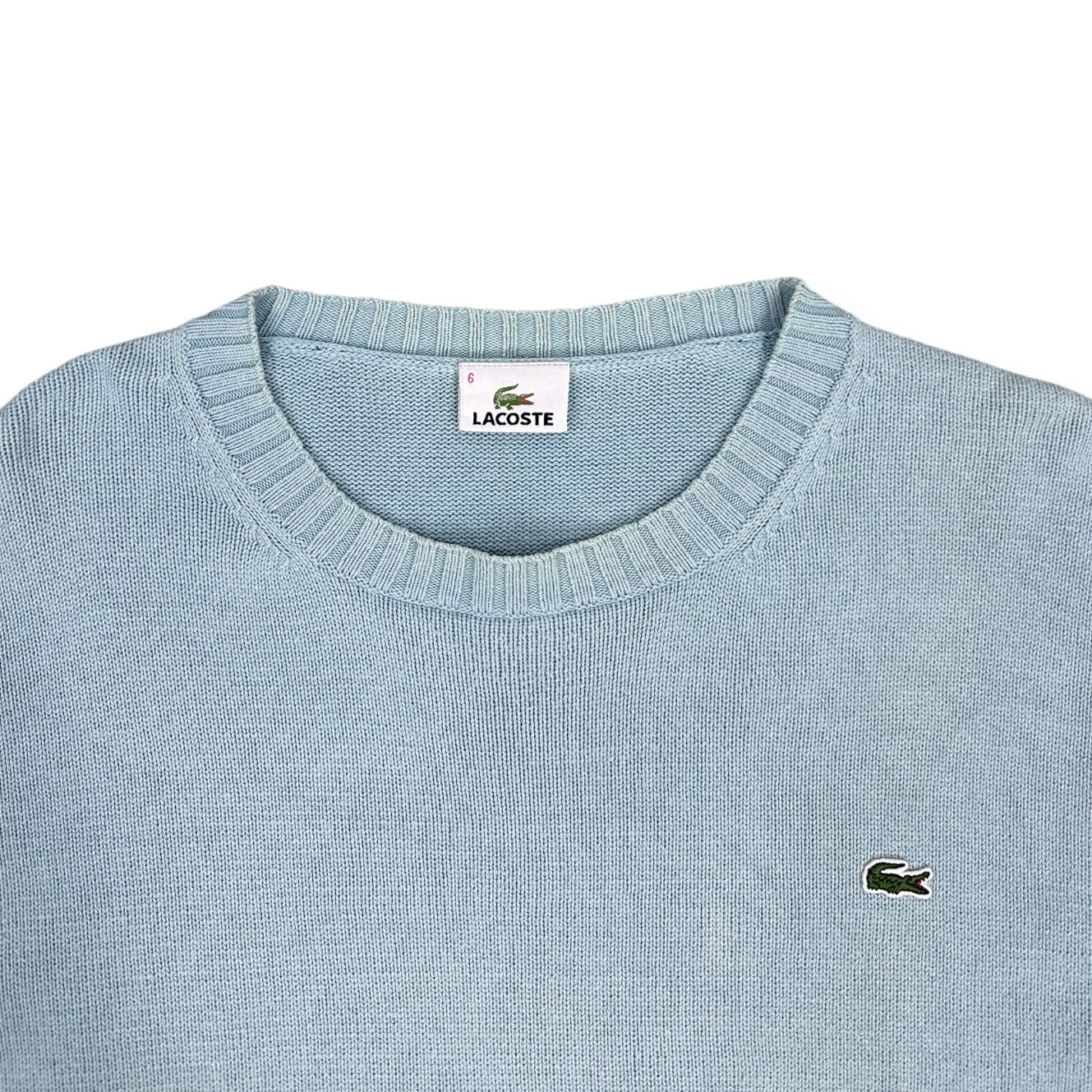 Lacoste Vintage babyblue knit Sweatshirt