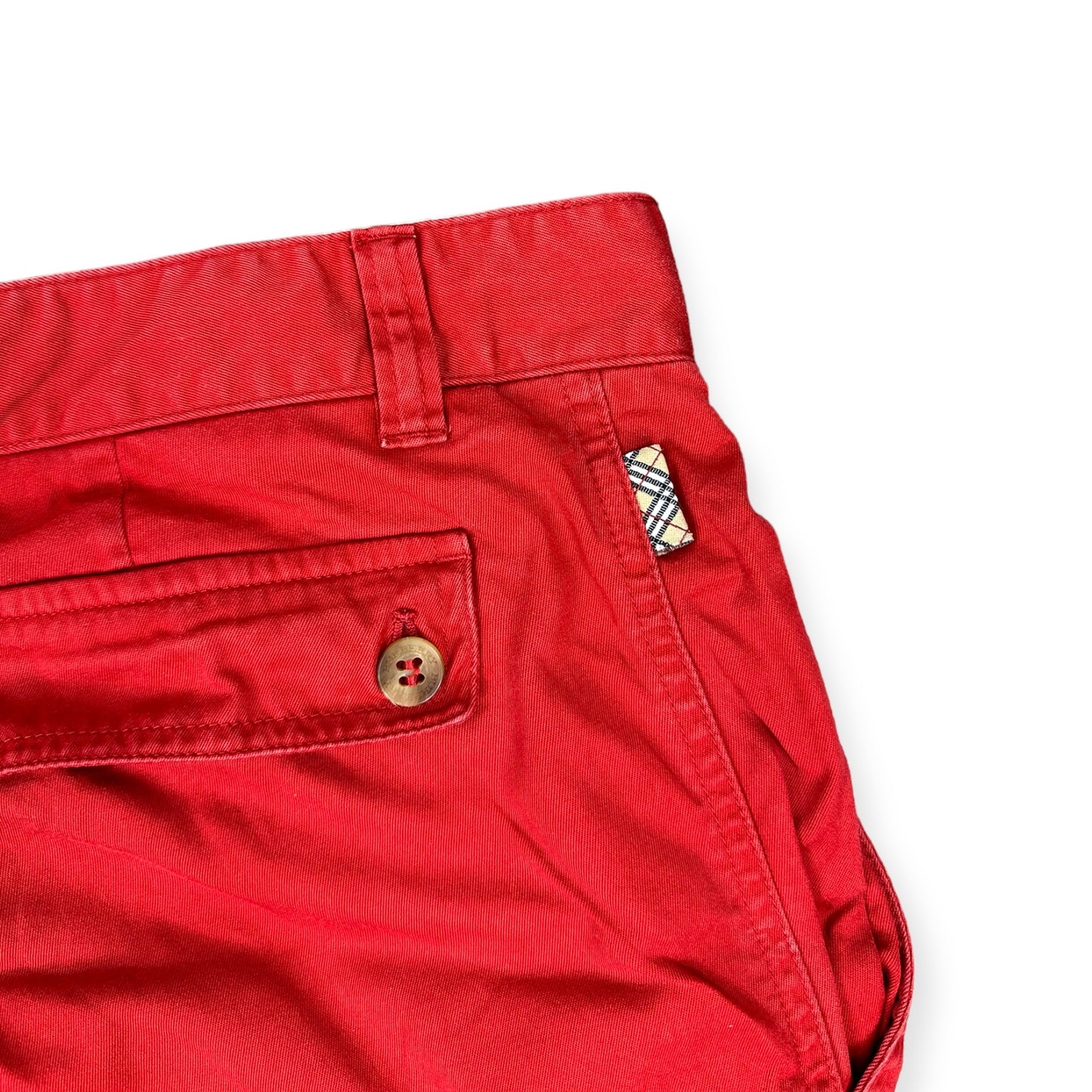 Burberry Vintage red Cargo Shorts