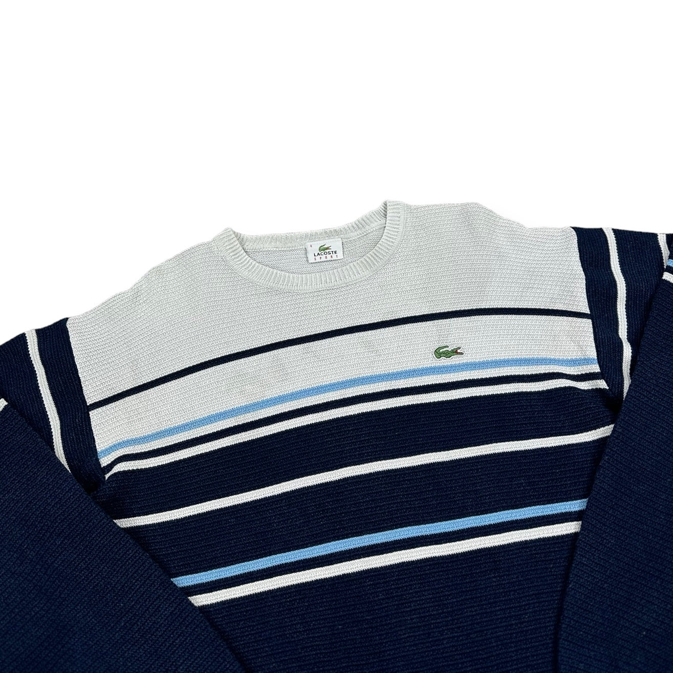 Lacoste Sport Vintage navy blue knit Sweatshirt