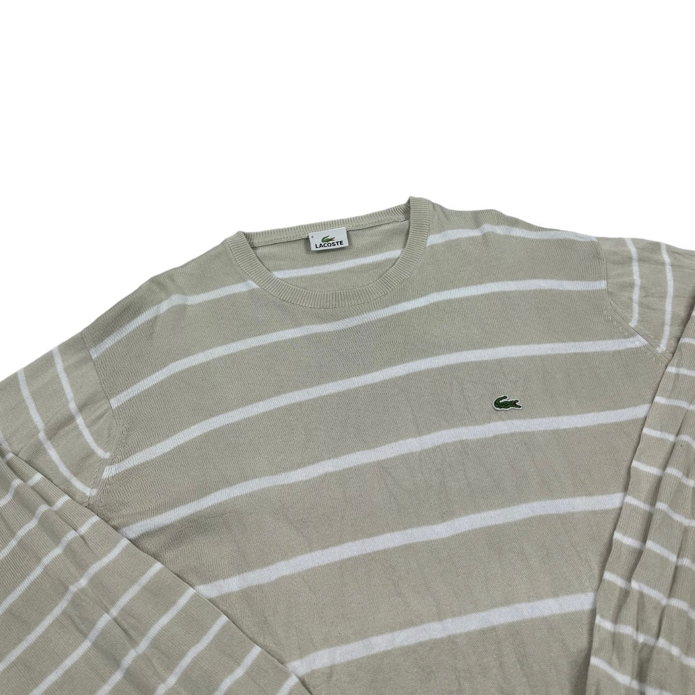 Lacoste Vintage beige knit Longsleeve