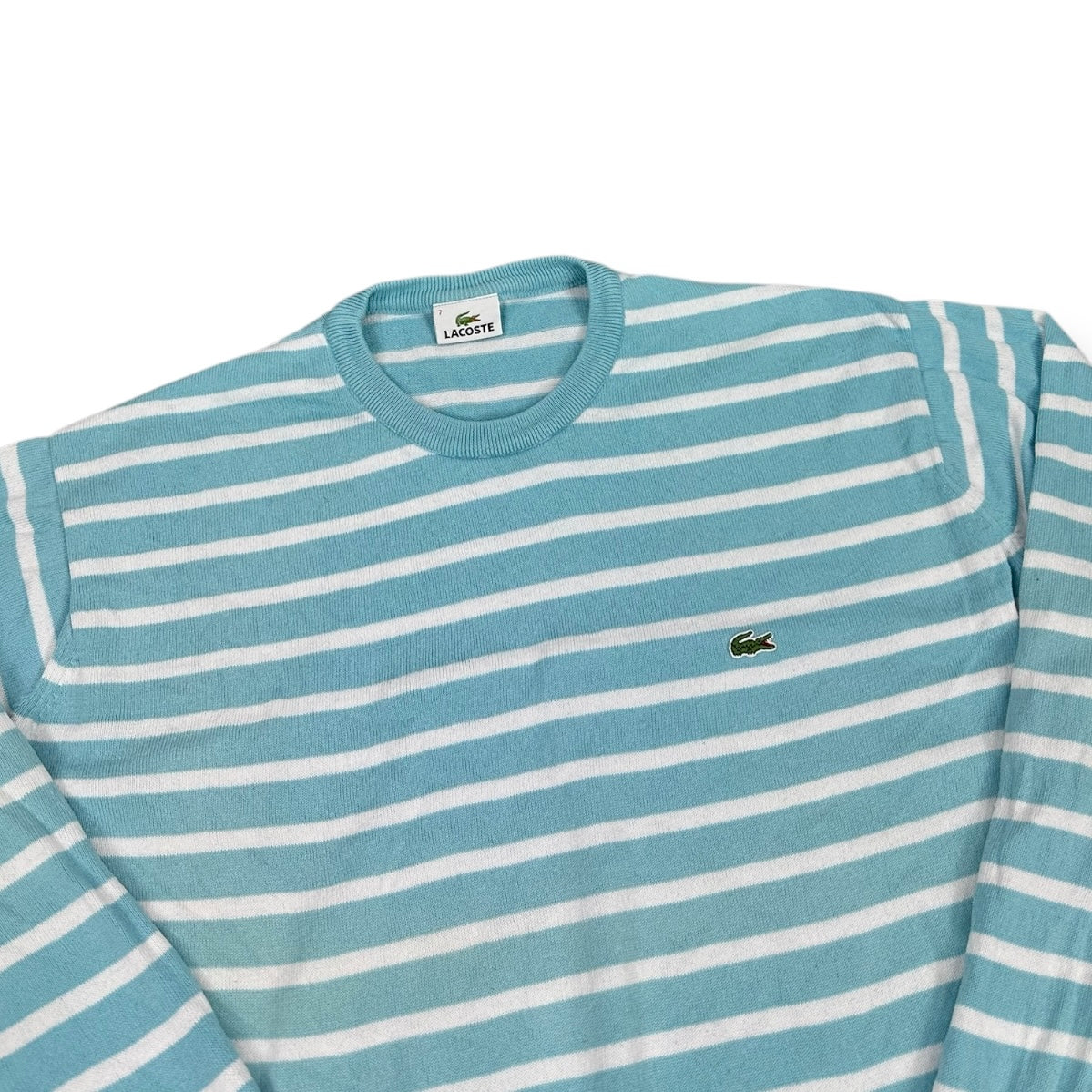 Lacoste Vintage babyblue knit Longsleeve