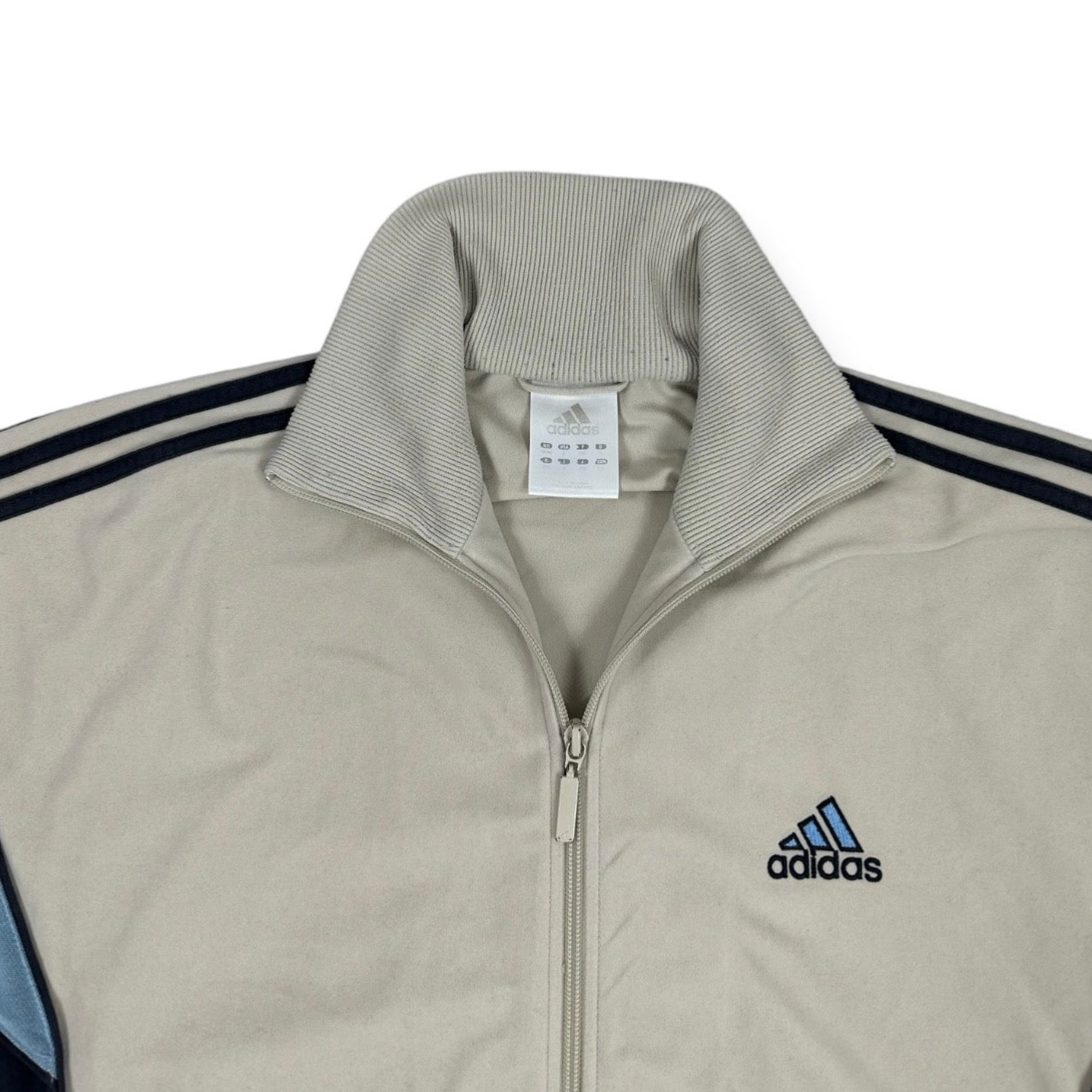 Adidas Vintage beige velours Trackjacket