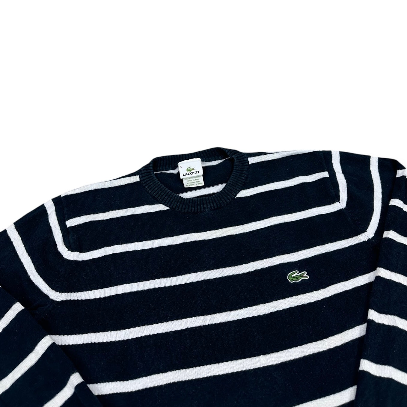 Lacoste Vintage black knit Longsleeve