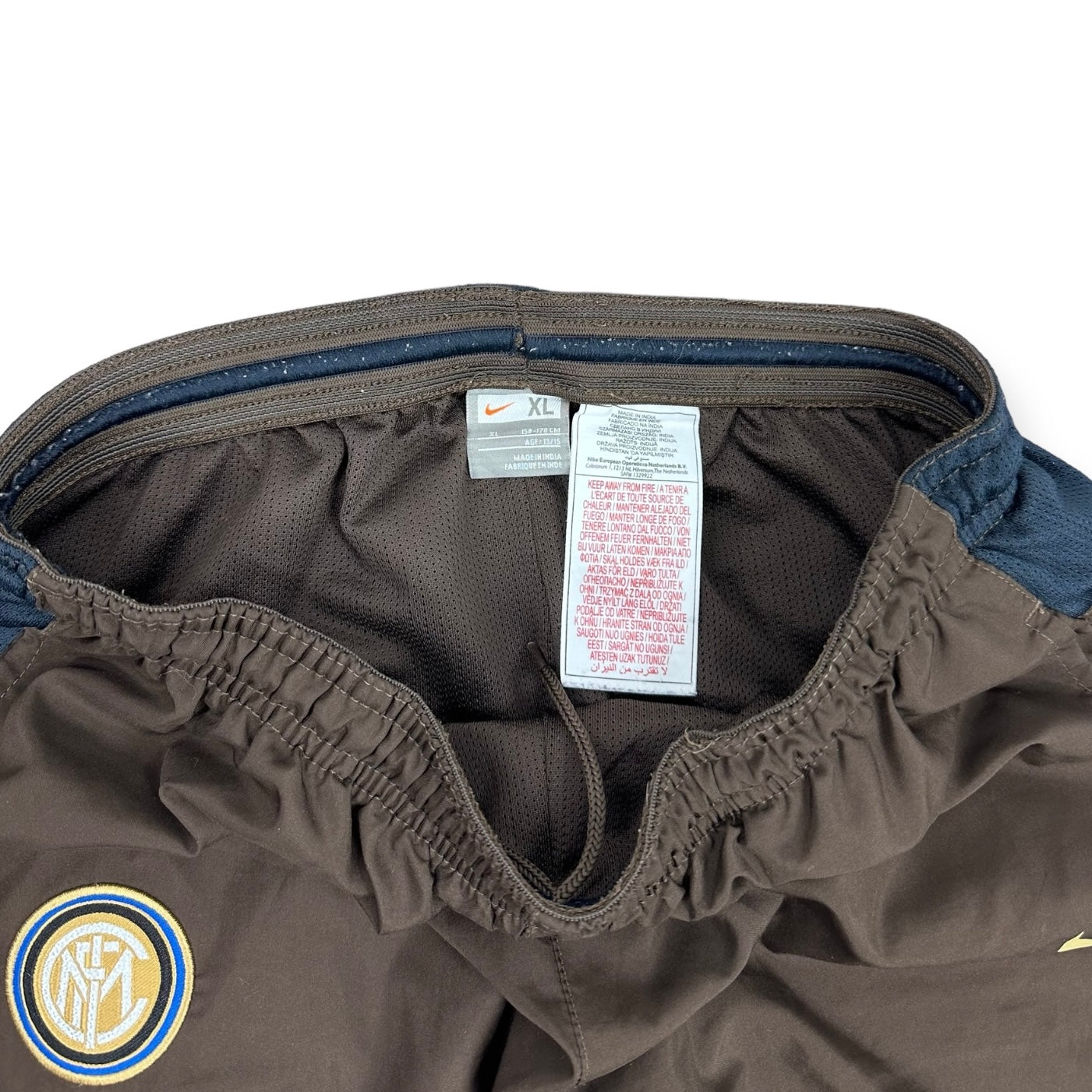 Nike Vintage Inter Milan brown baggy Trackpants