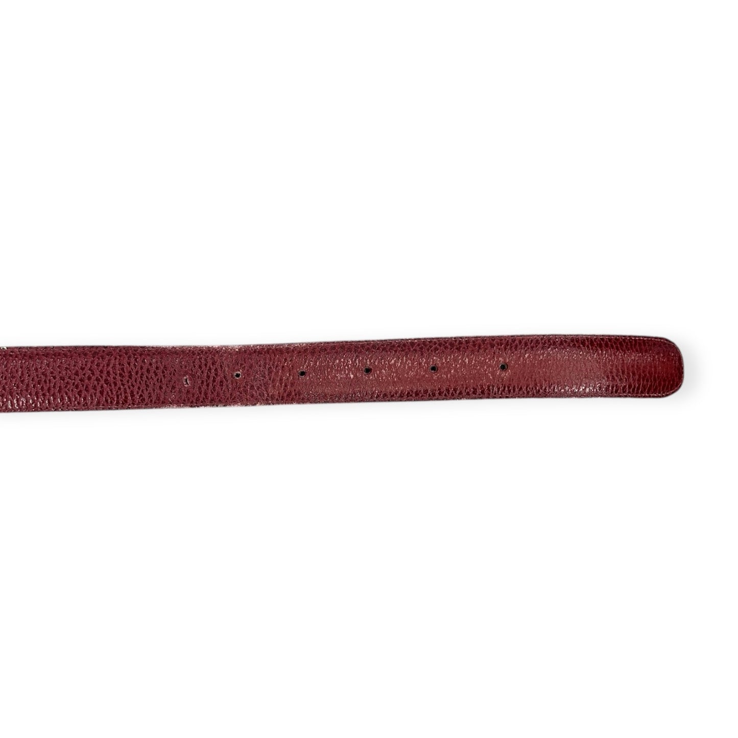 Cartier Vintage red leather belt