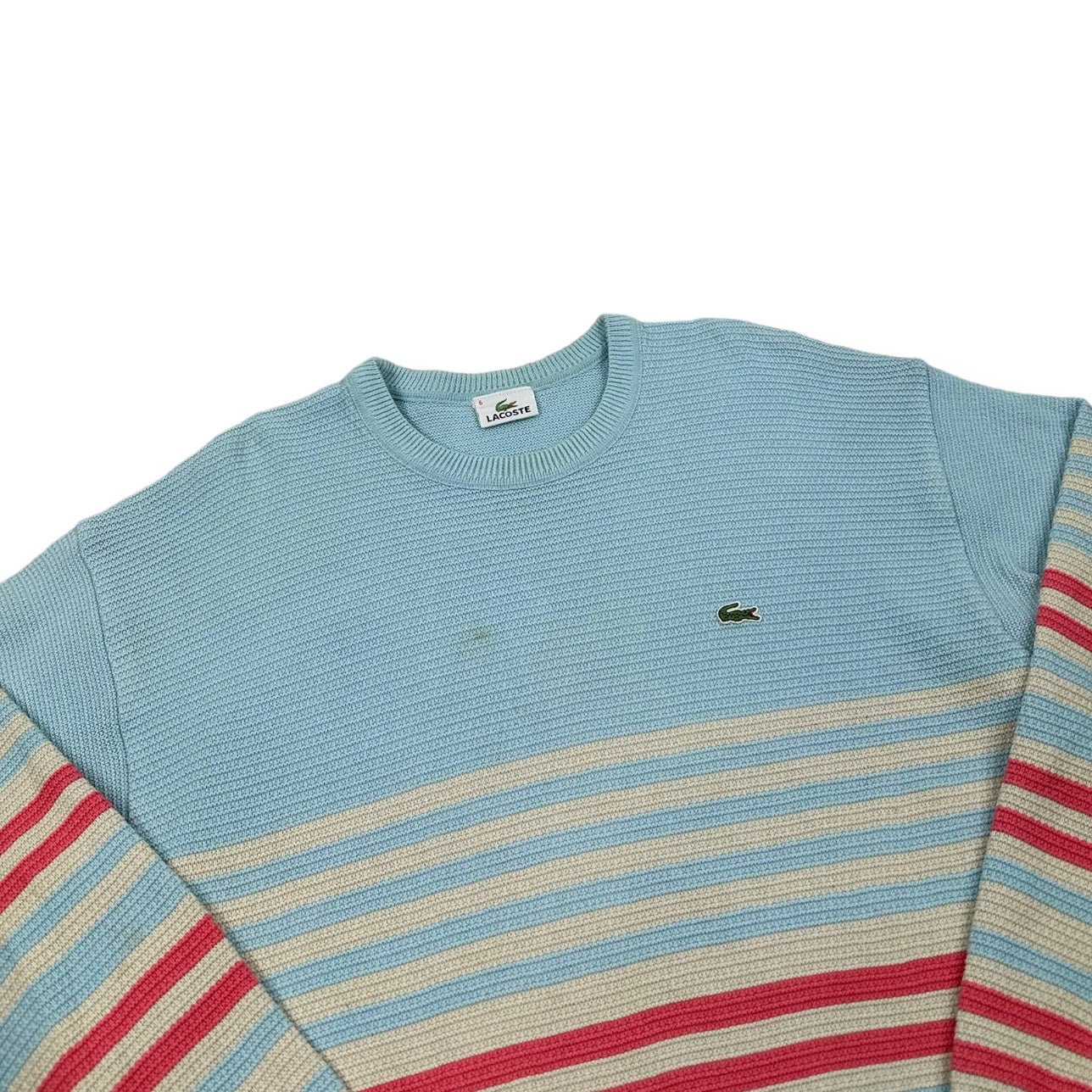 Lacoste Vintage babyblue knit Sweatshirt