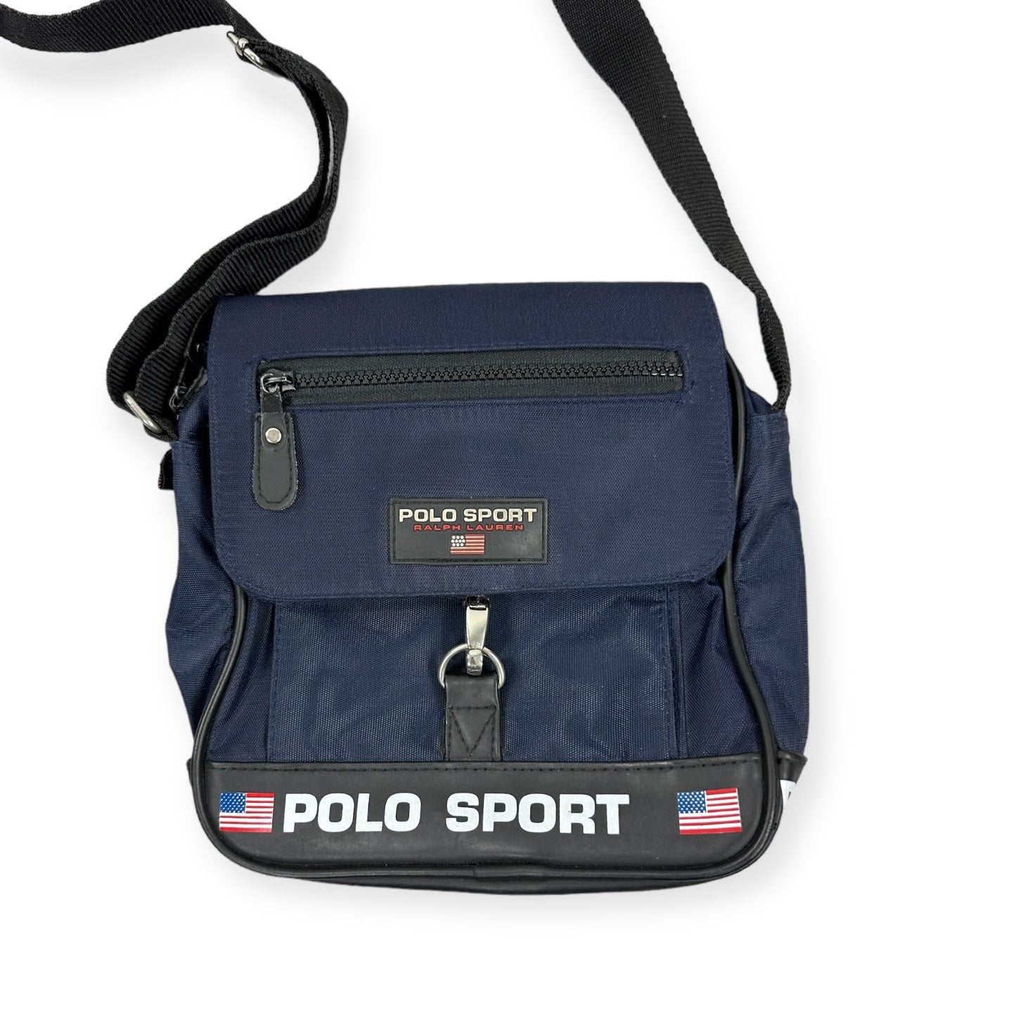 Ralph Lauren Polo Sport Vintage navy blue Messenger Bag