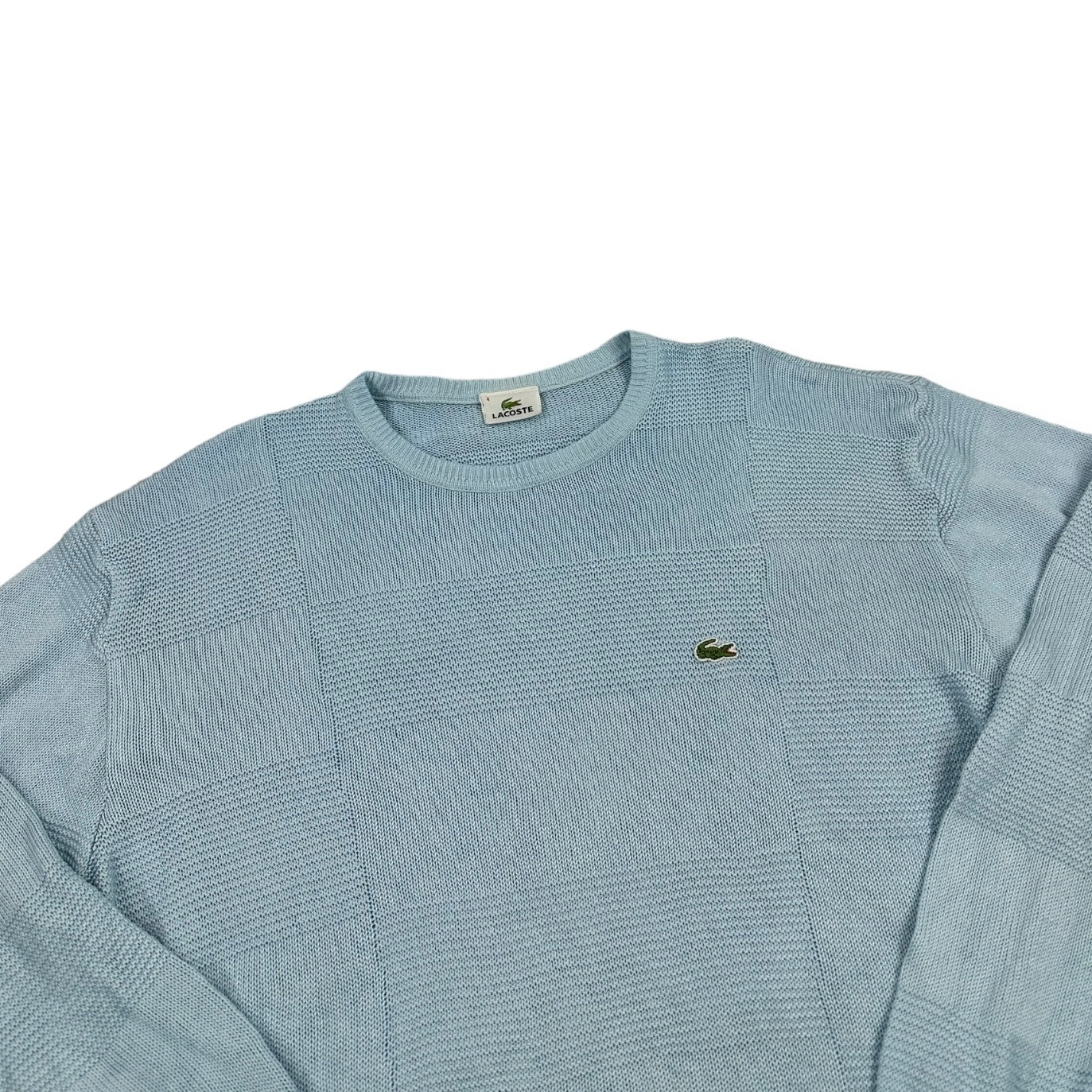 Lacoste Vintage babyblue knit Sweatshirt