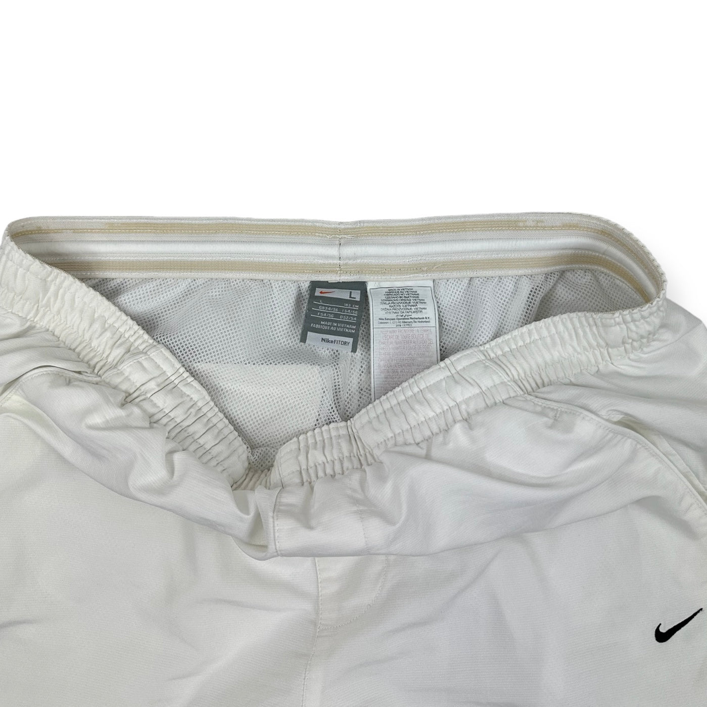 Nike Vintage white baggy Trackpants