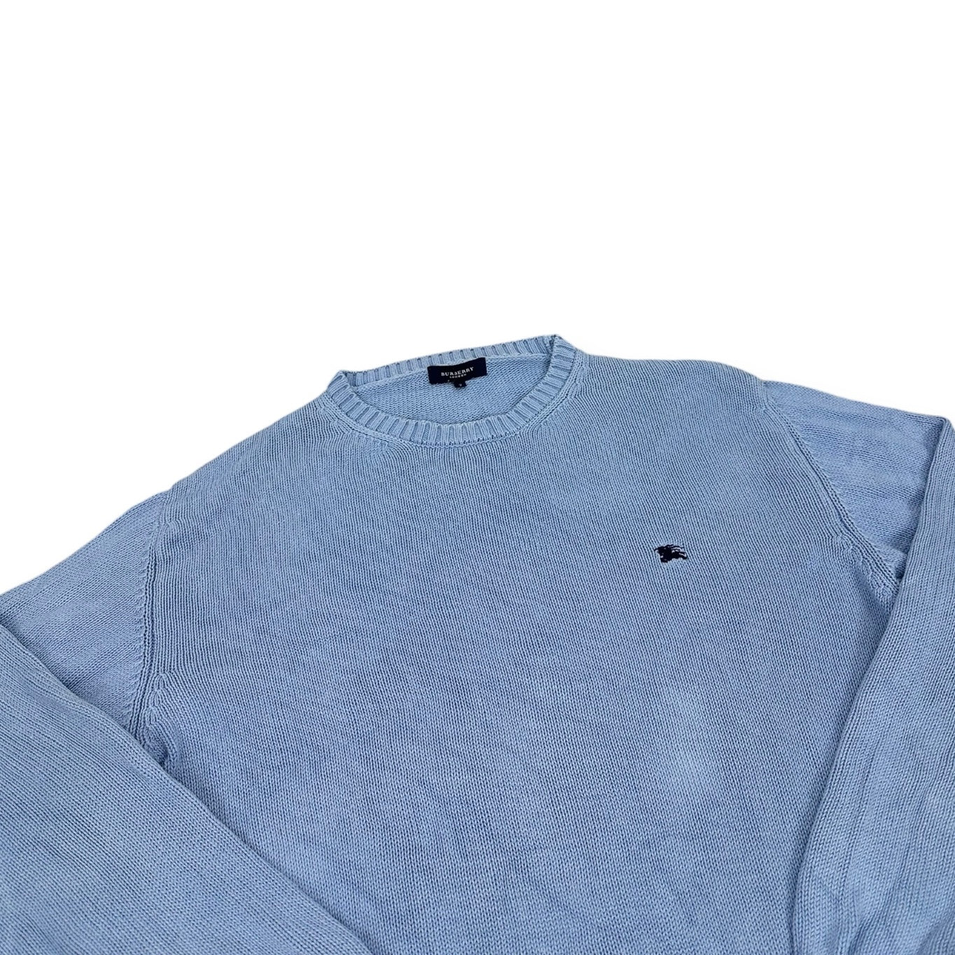 Burberry Vintage babyblue knit Sweatshirt