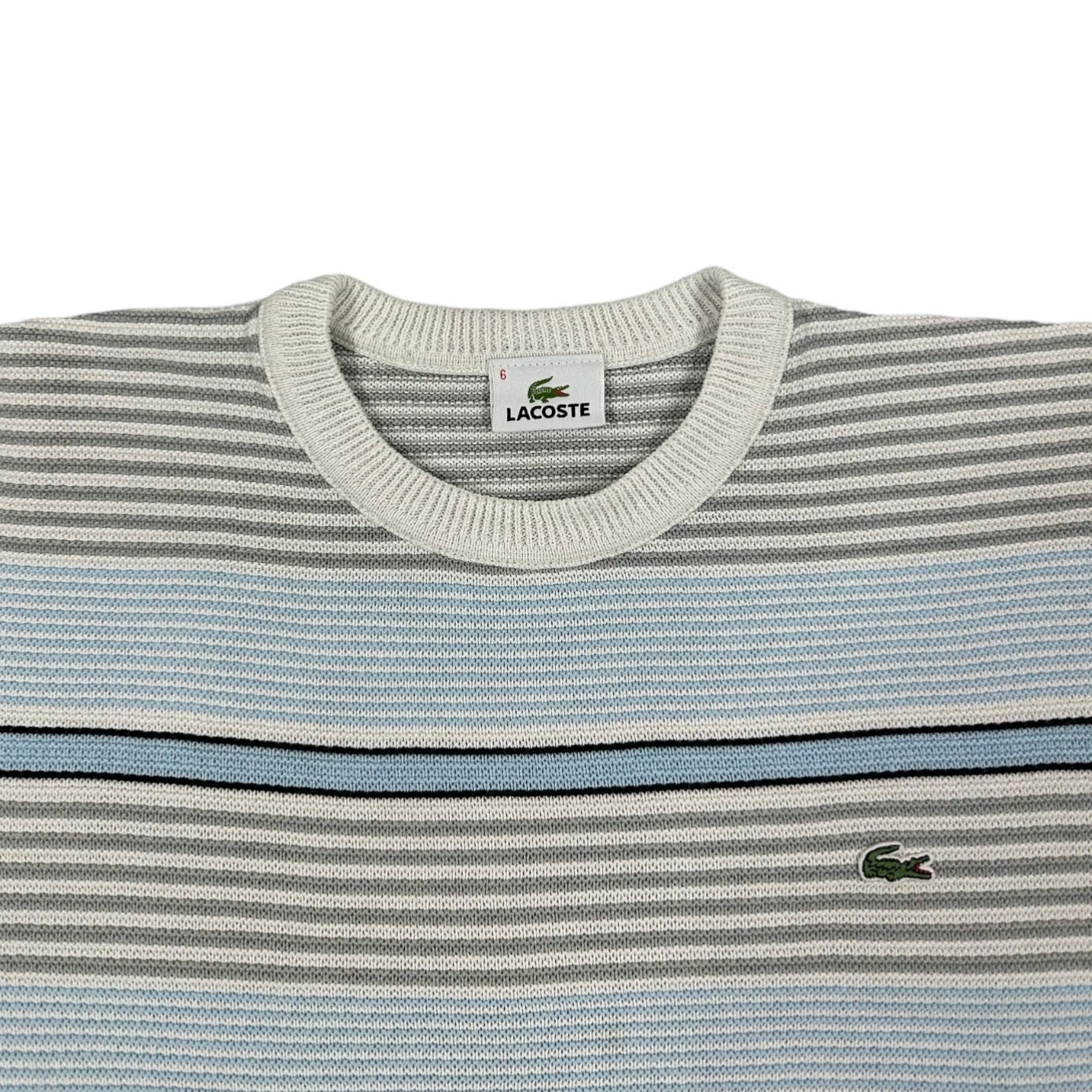 Lacoste Vintage babyblue knit Sweatshirt