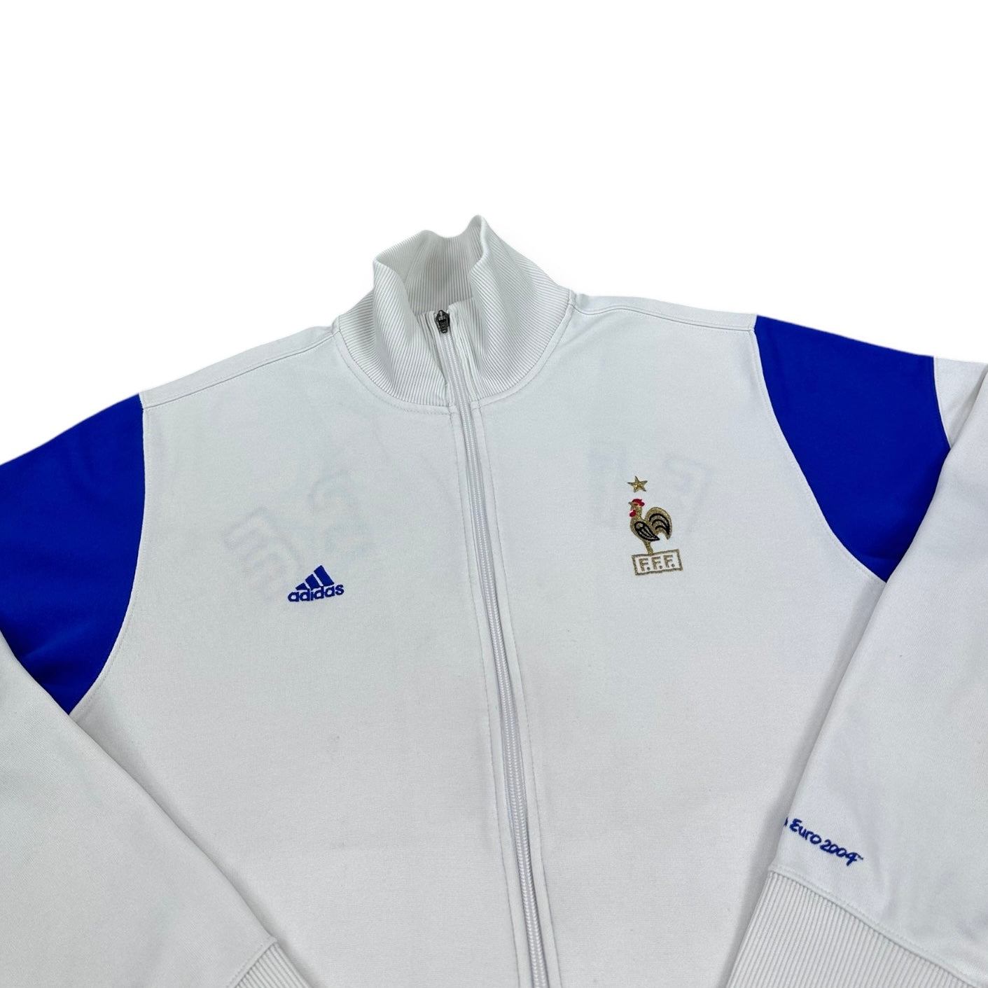 Adidas Vintage white France Sweatjacket 2004