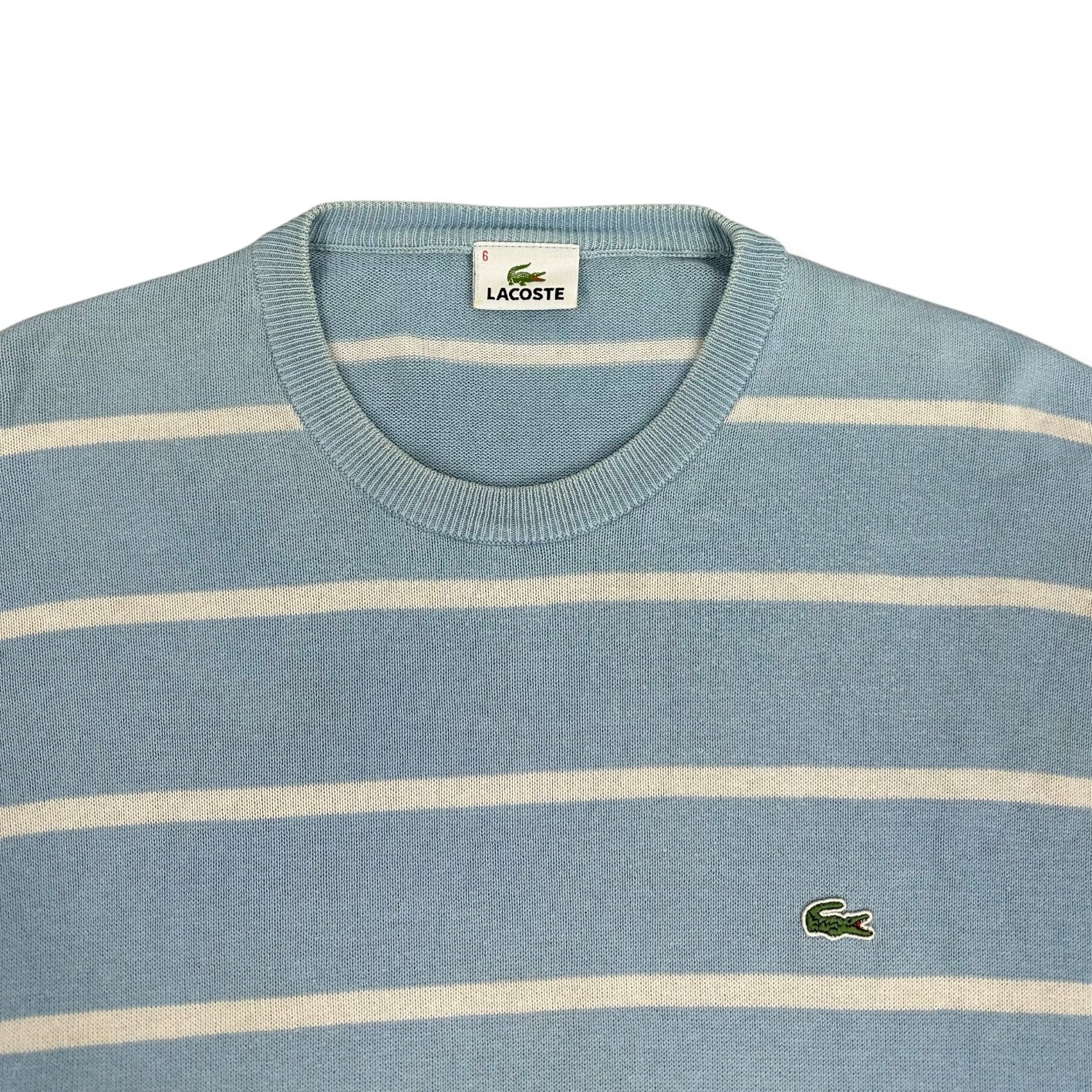 Lacoste Vintage babyblue knit Sweatshirt