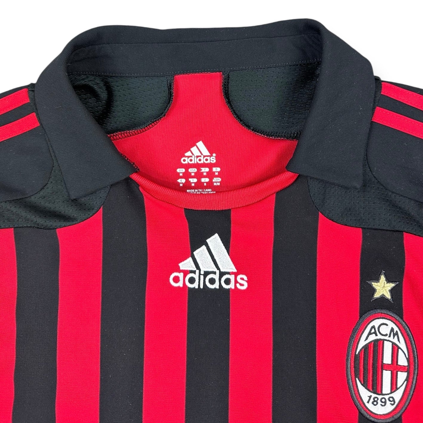 Adidas Vintage red AC Milan Jersey 2007/08