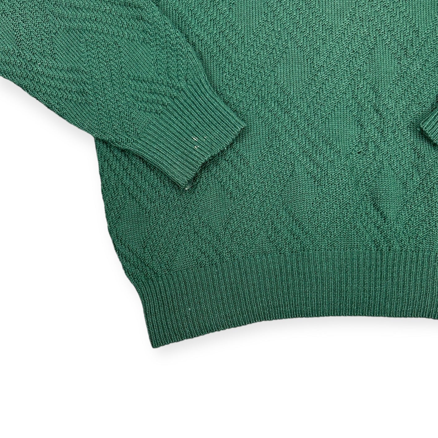 Lacoste Vintage dark green knit Sweatshirt