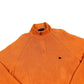 Burberry Vintage orange half zip knit Sweatshirt