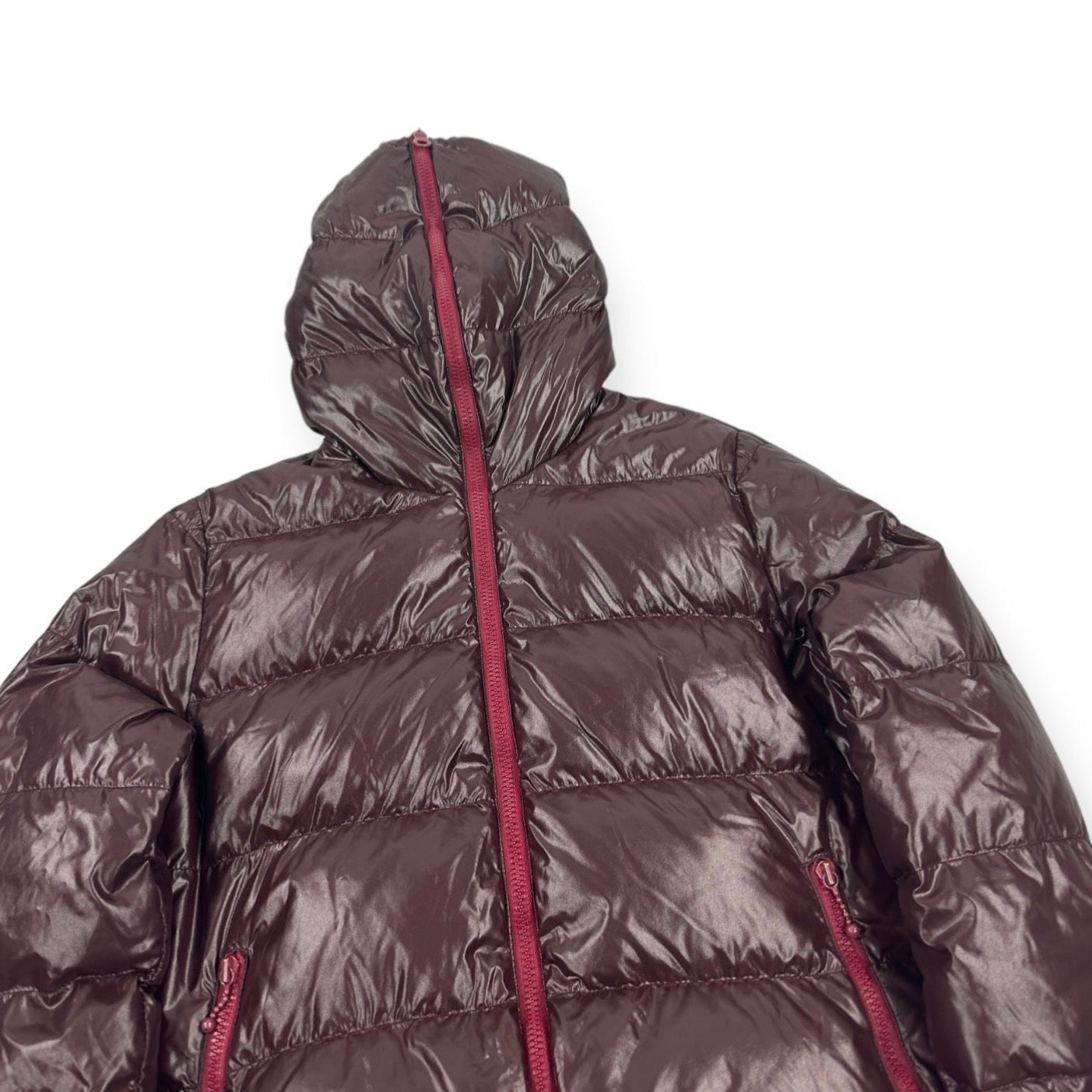 Duvetica Vintage burgundy red down Jacket