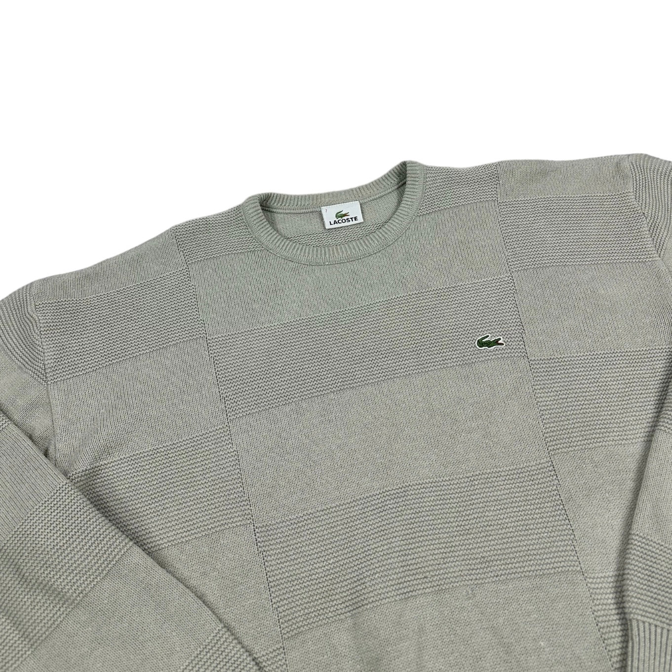 Lacoste Vintage grey knit Sweatshirt