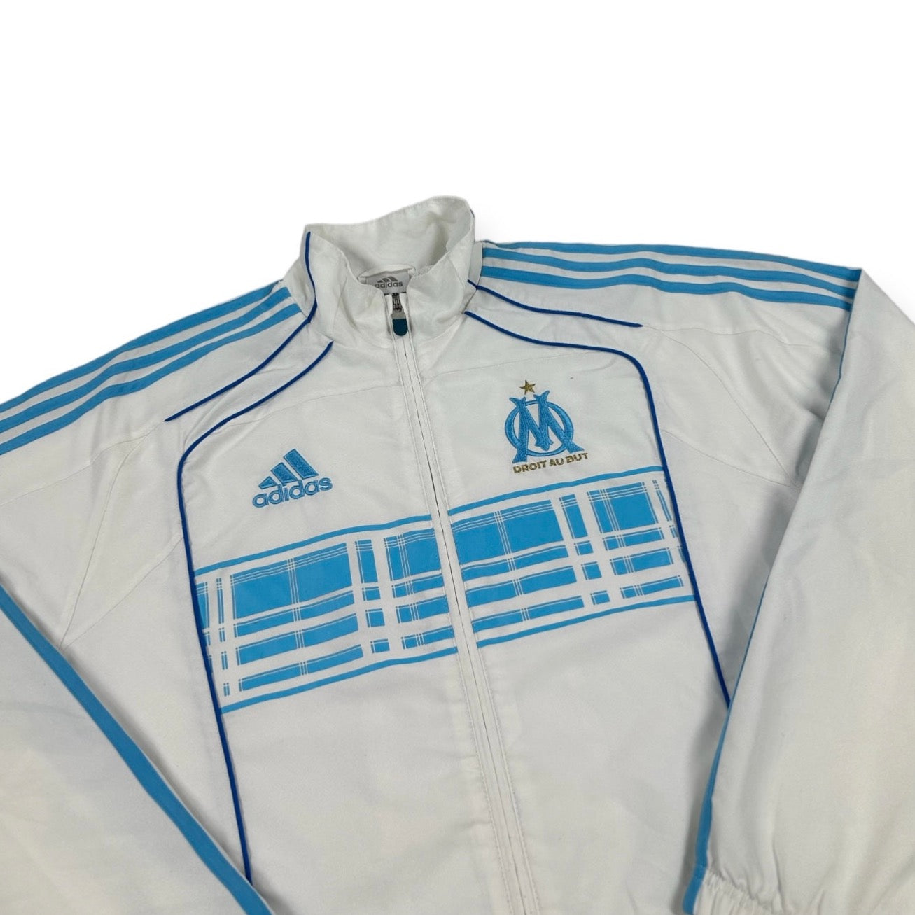 Adidas Vintage babyblue Olympique Marseille Trackjacket