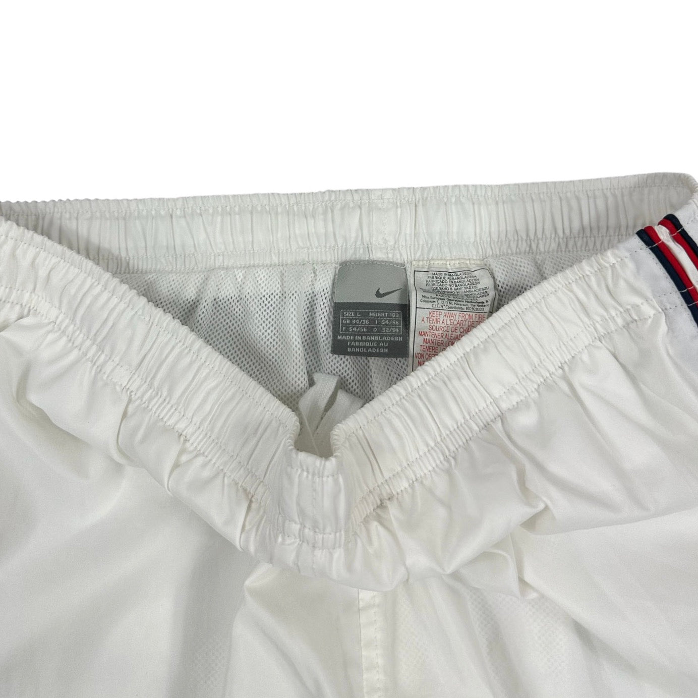 Nike Vintage white baggy Trackpants