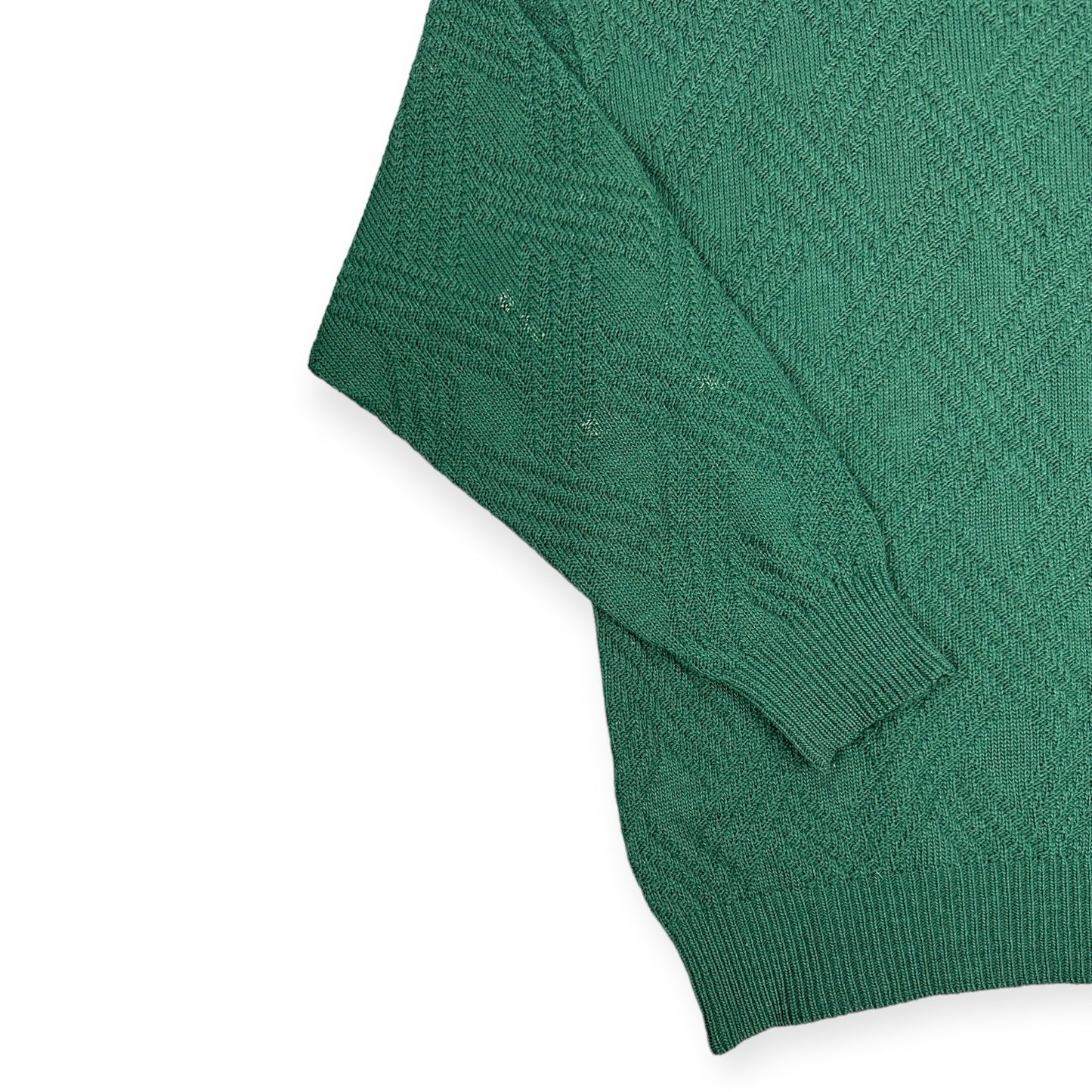 Lacoste Vintage dark green knit Sweatshirt