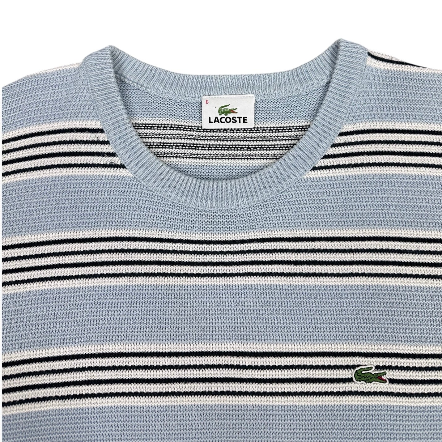 Lacoste Vintage babyblue knit Sweatshirt