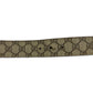 Gucci Vintage monogram leather belt