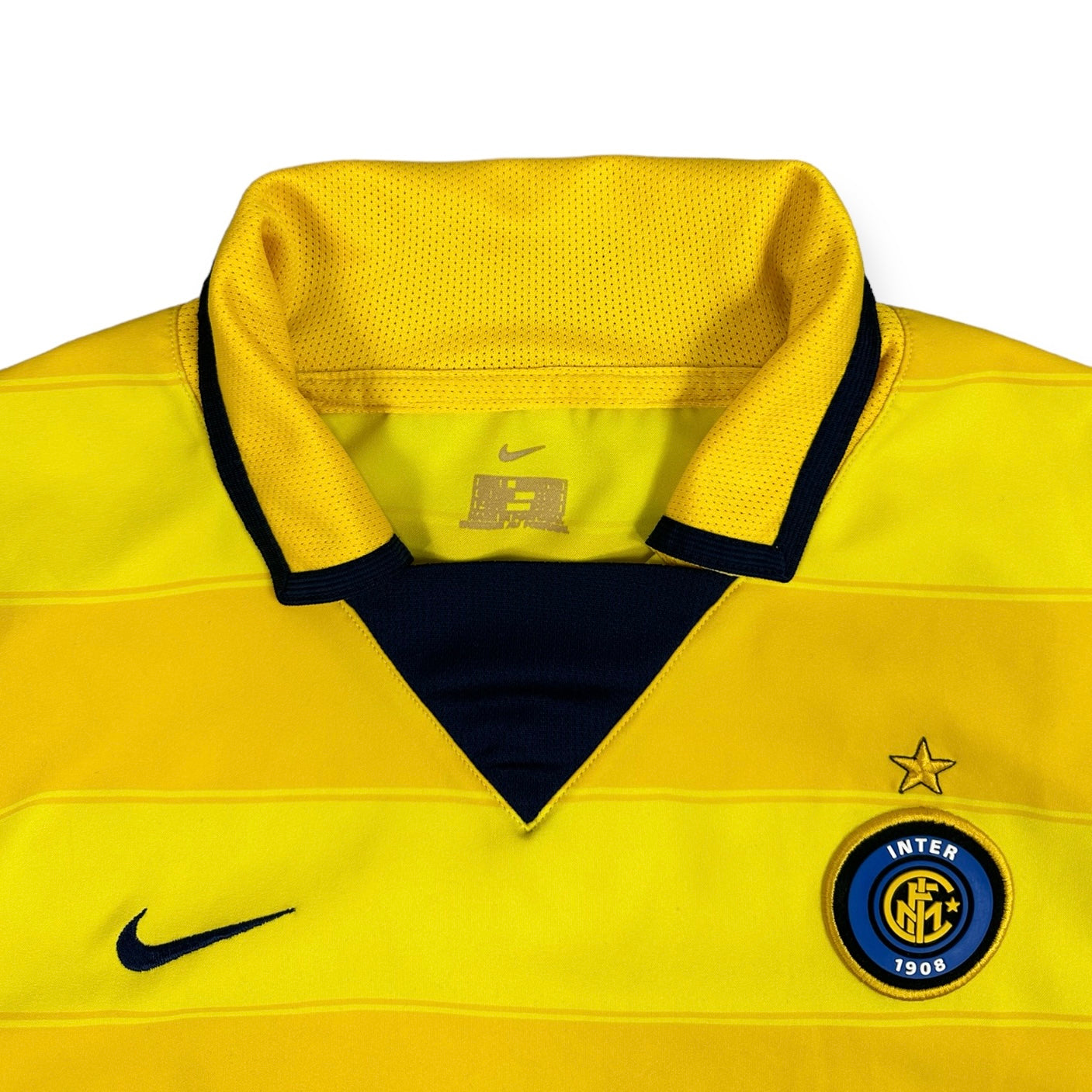 Nike Vintage yellow Inter Milan Jersey 2003/04