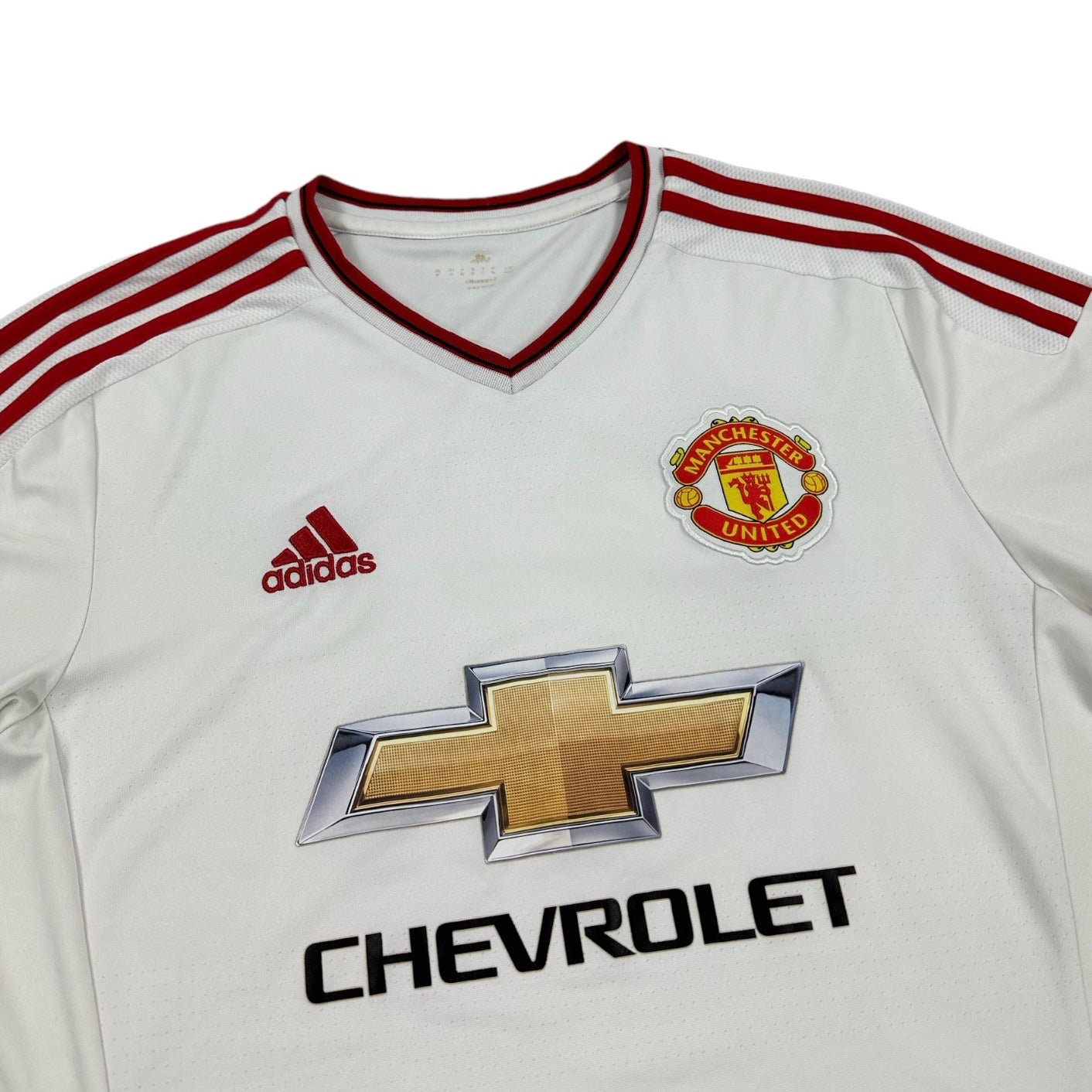 Adidas Vintage white Manchester United Jersey 2015/16