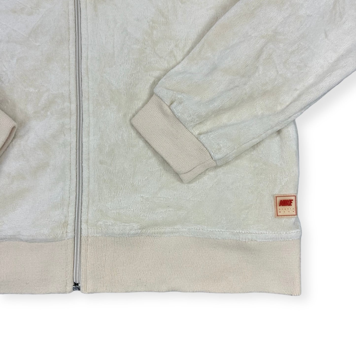 Nike Vintage beige velours Sweatjacket