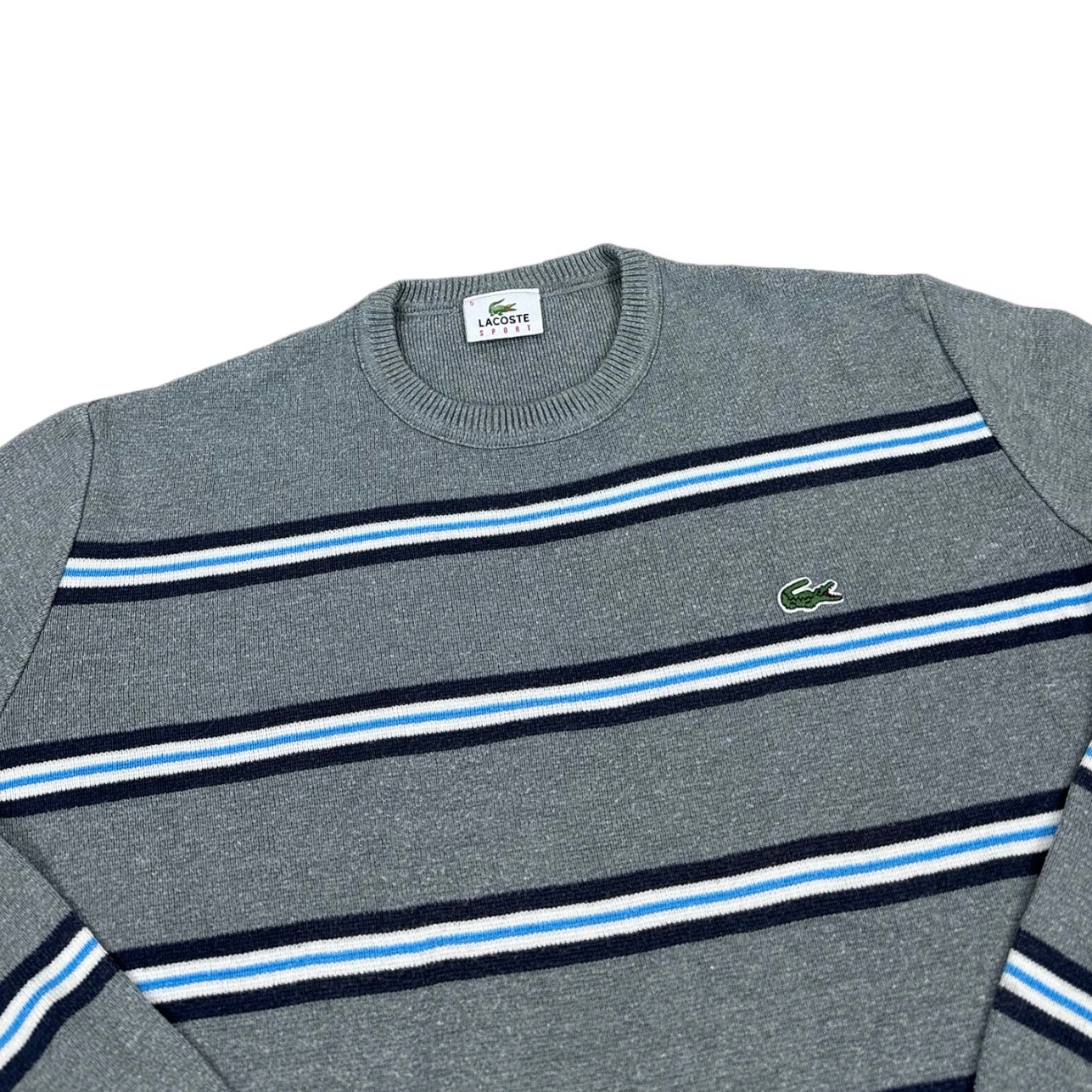 Lacoste Sport Vintage grey knit Sweatshirt