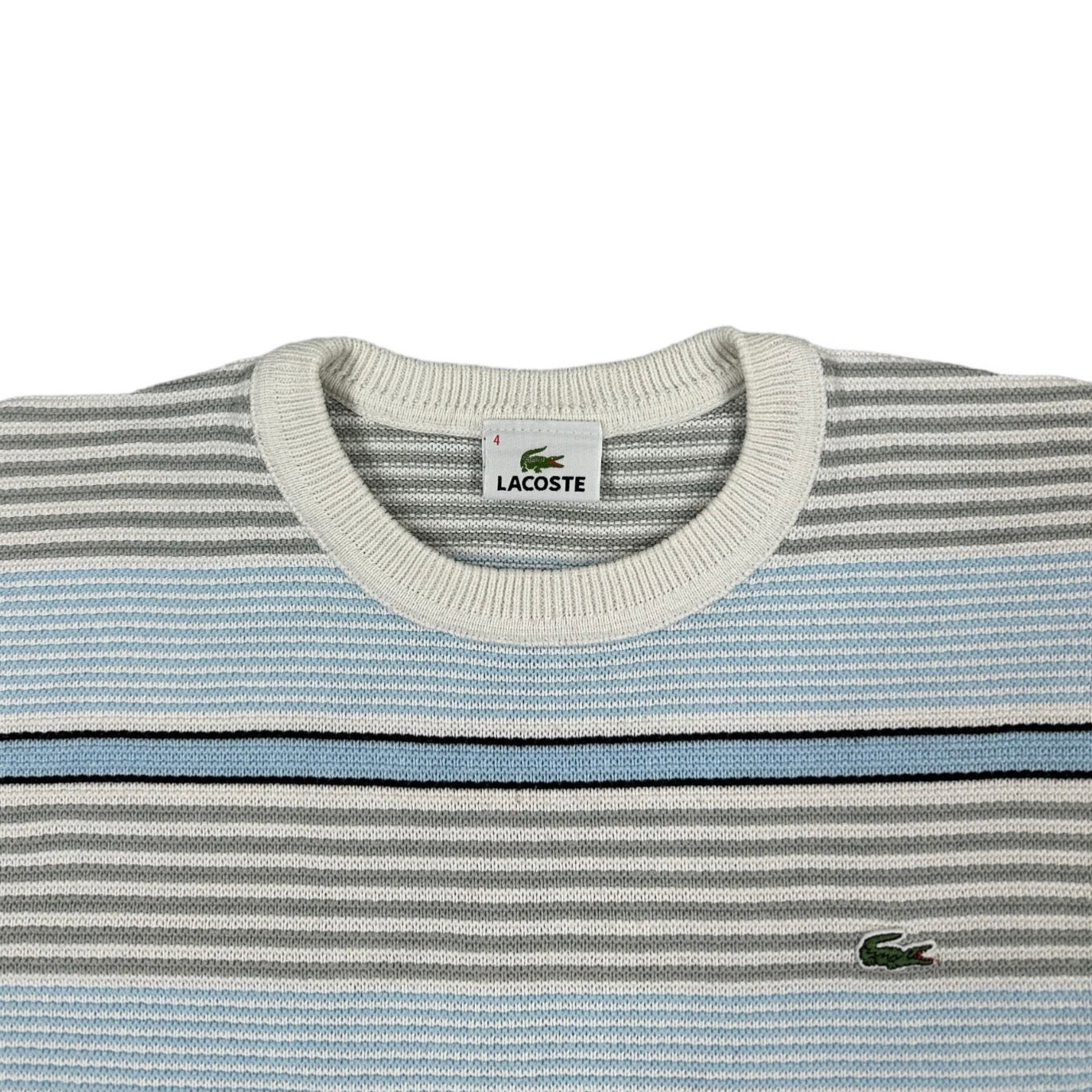 Lacoste Vintage babyblue knit Sweatshirt