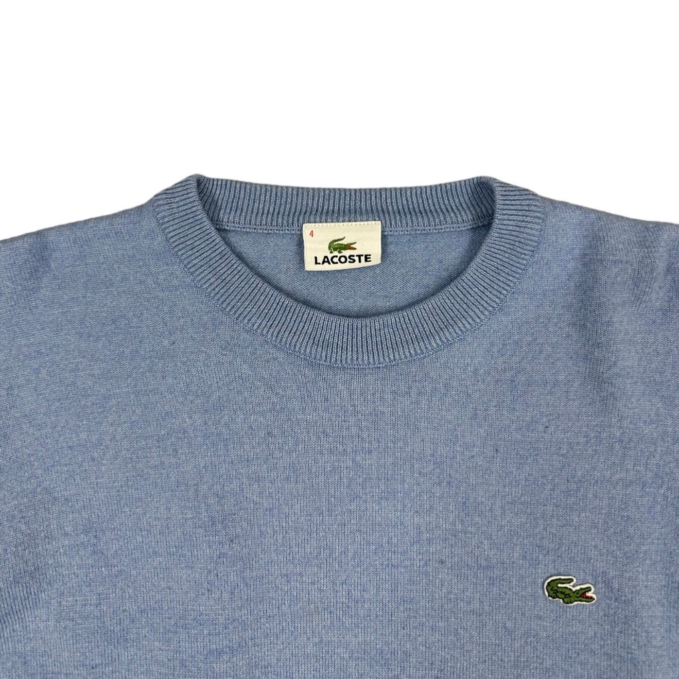 Lacoste Vintage babyblue knit Sweatshirt