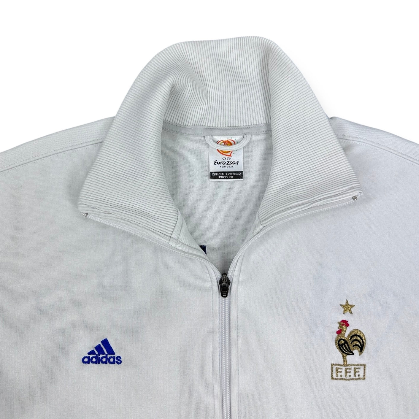 Adidas Vintage white France Sweatjacket 2004