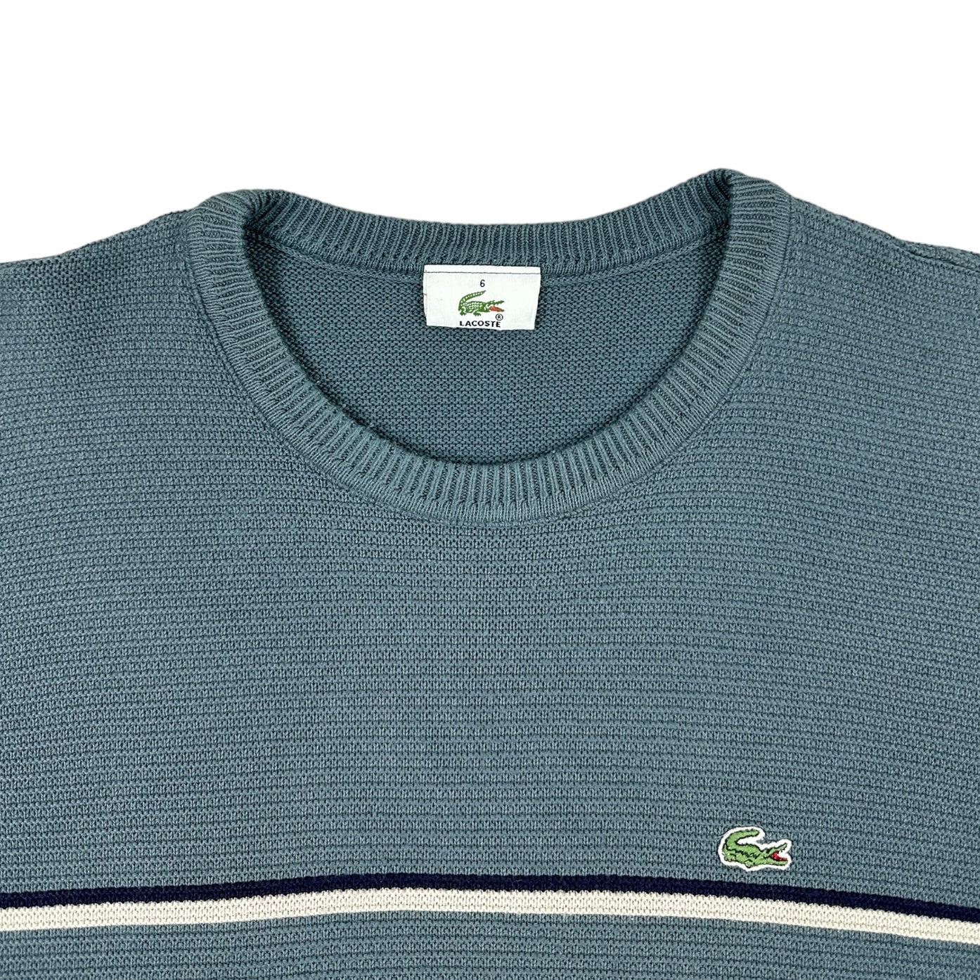 Lacoste Vintage beige knit Sweatshirt