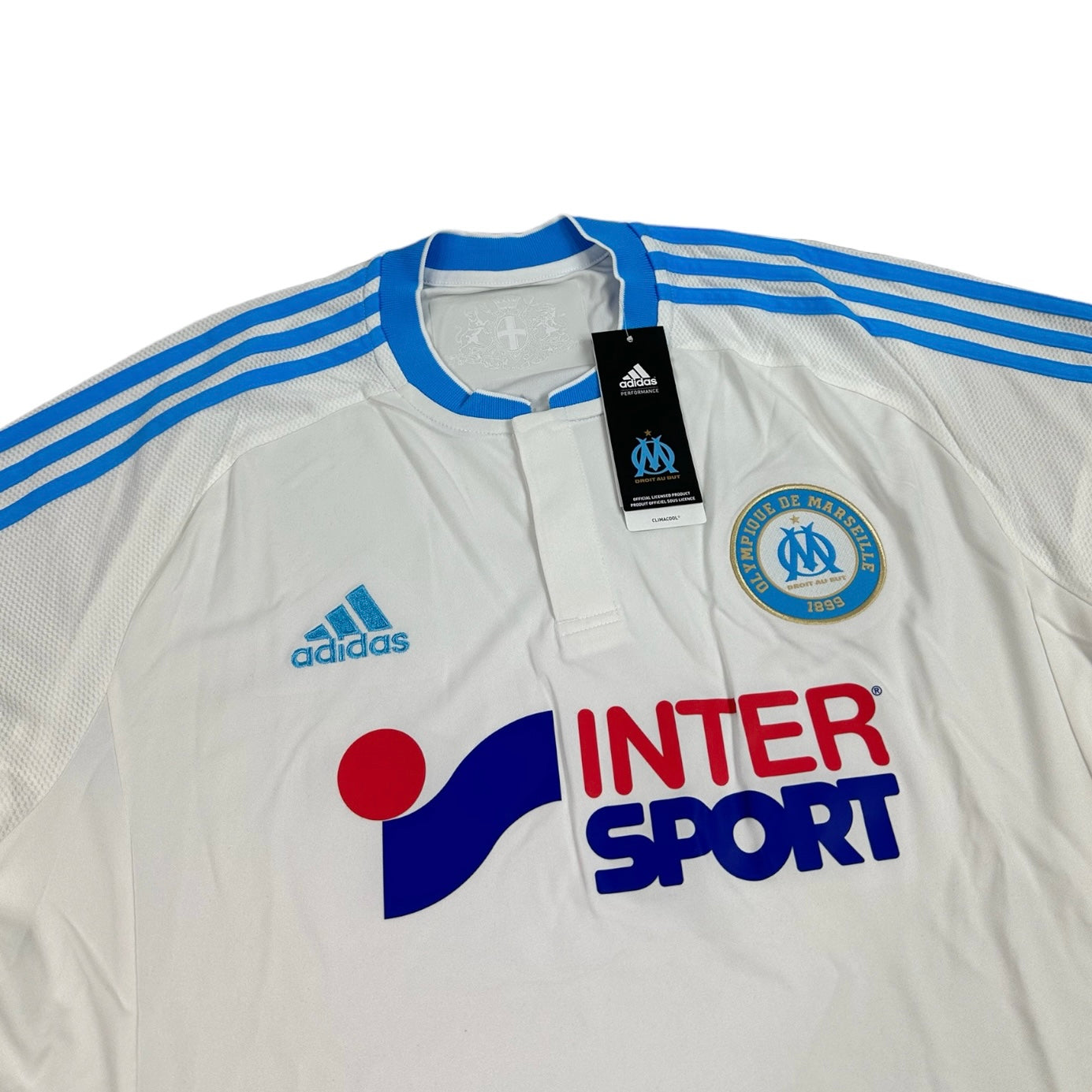 Adidas Vintage babyblue Olympique Marseille Jersey 2015/16